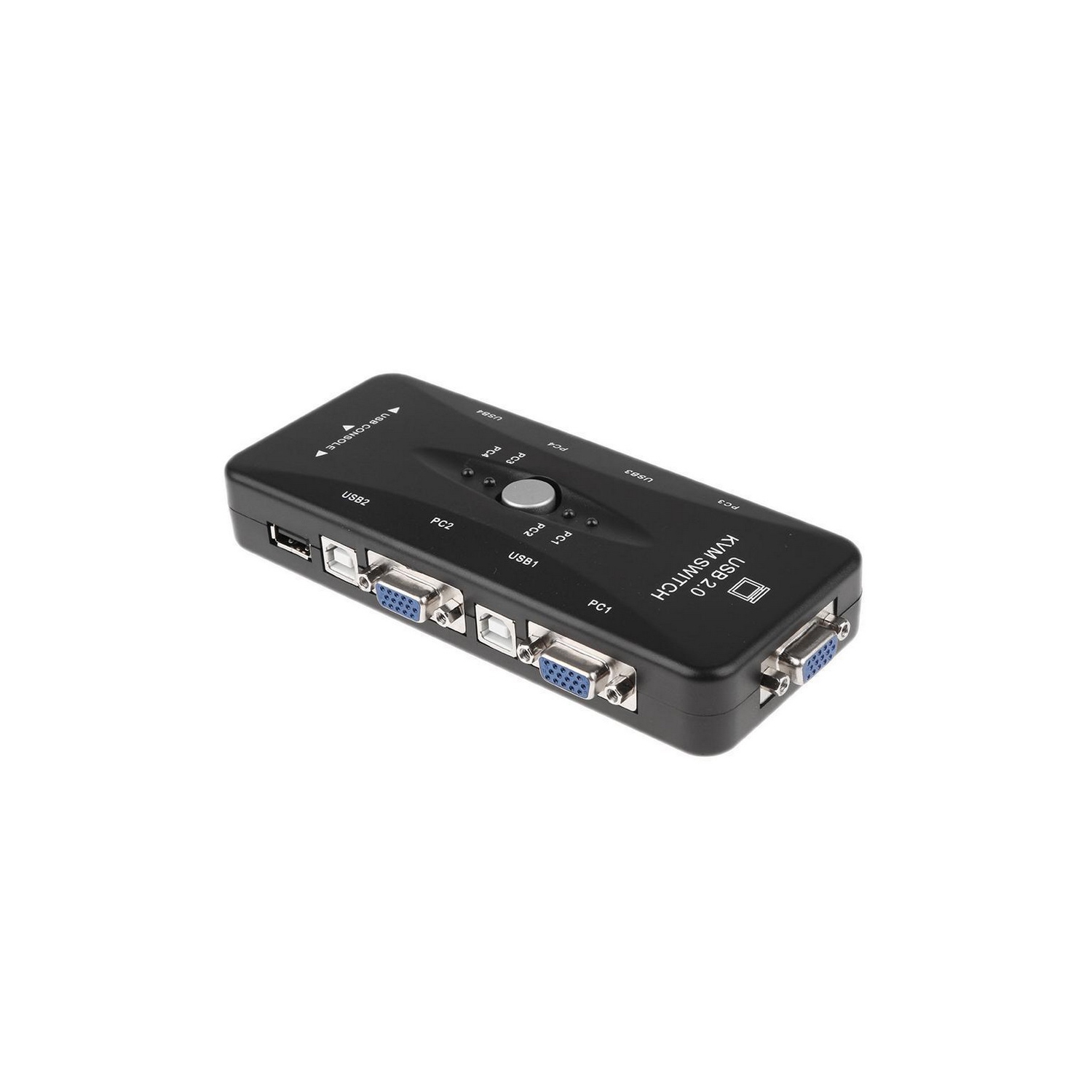 AxGear – Souris de clavier de moniteur KVM USB à 4 ports