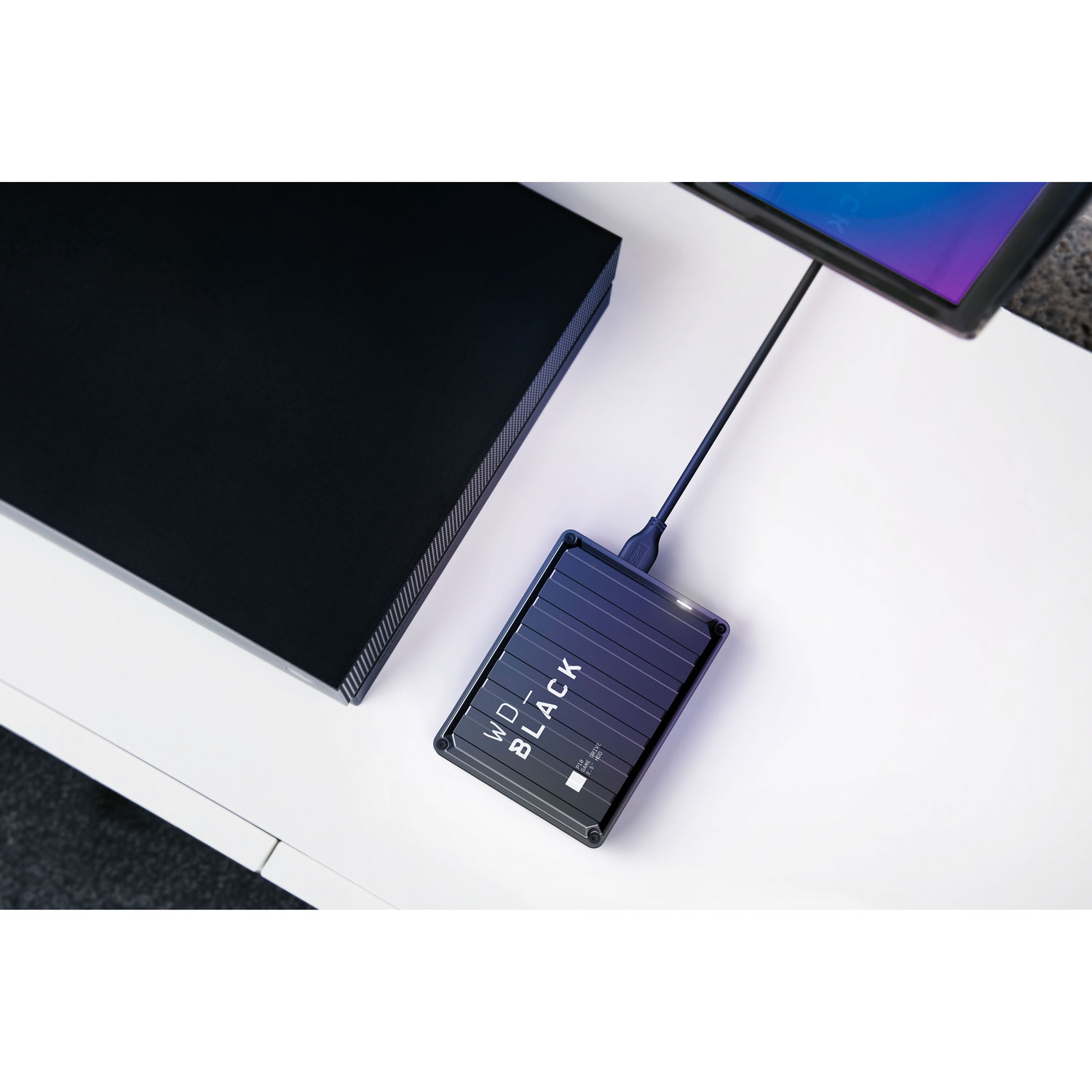 Disque dur externe de jeu portatif de 4 To USB 3.2 P10 WD_BLACK