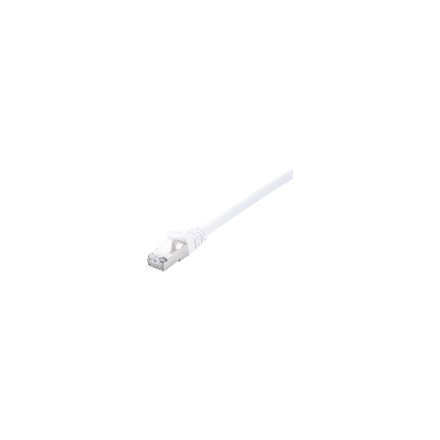 V7 CAT5E STP Network (RJ45 m/m), White 3ft