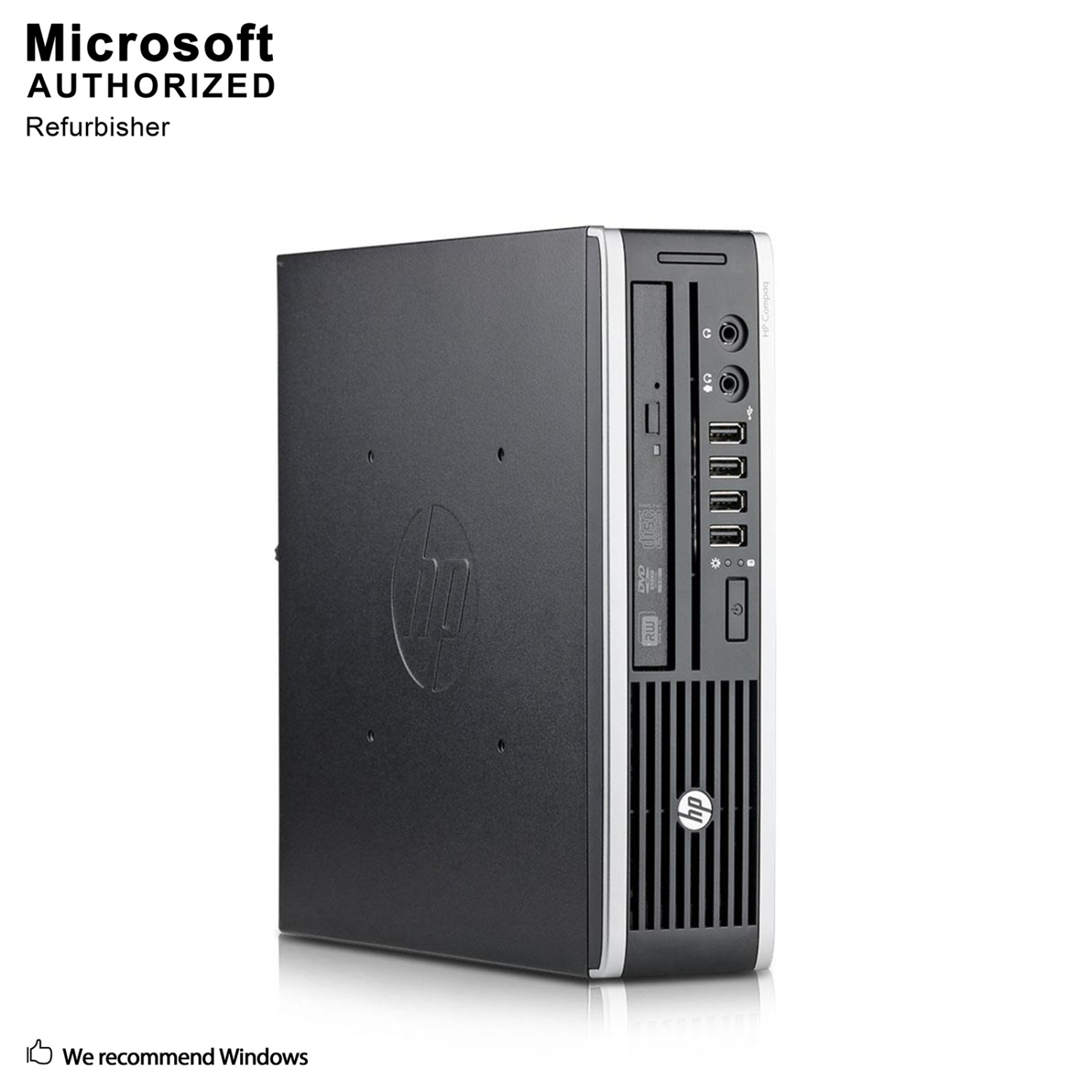 Refurbished - HP Elite 8300 USFF, Intel Quad Core i5 3470S up to 3.6G, 16G DDR3, 256G SSD, WiFi, BT, Win10 Pro 64 Bit (EN/FR/ES)