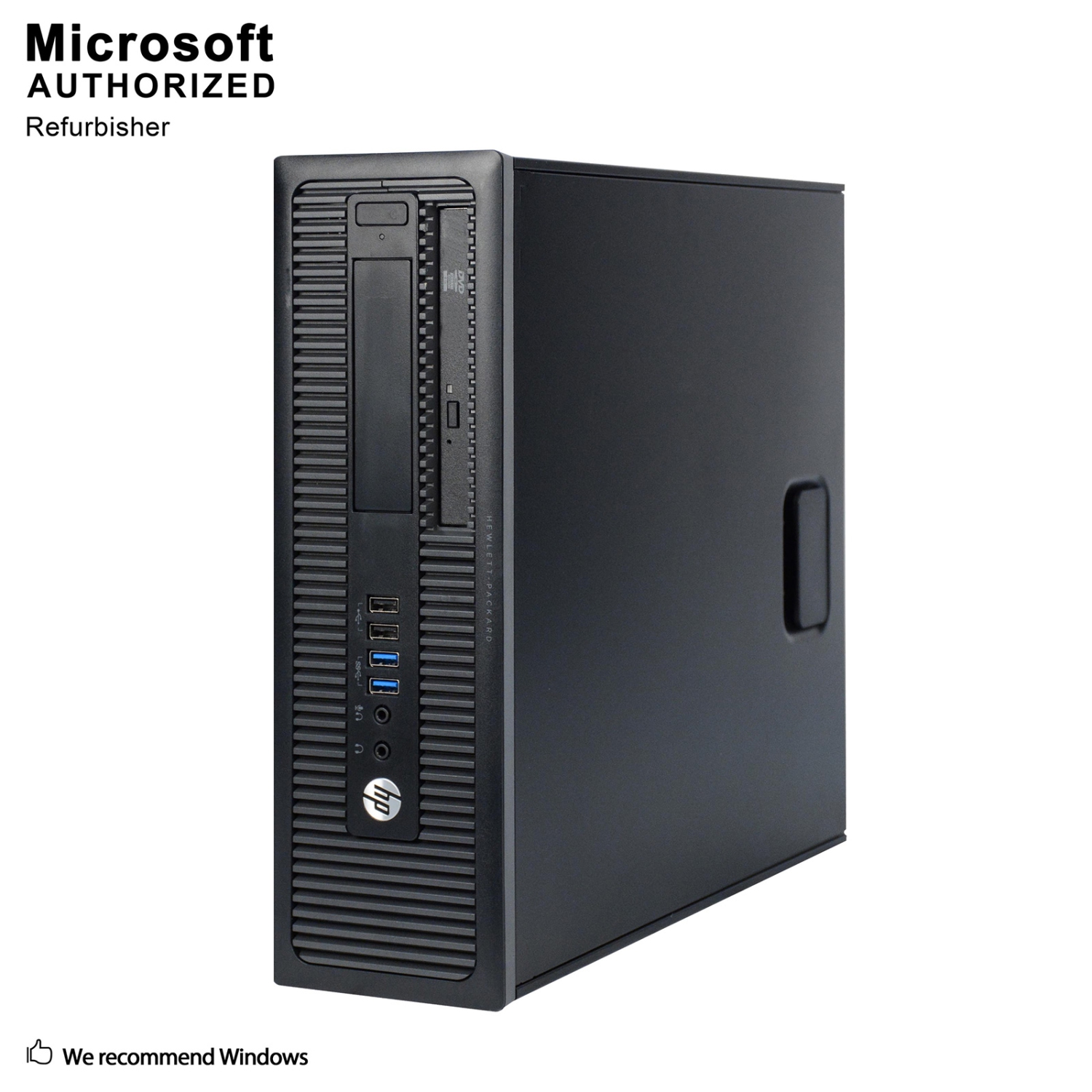 Refurbished - HP ProDesk 600 G1 SFF, Intel Quad Core i5 4590 up to 3.7GHz, 16G DDR3, 512G SSD, WiFi, BT 4.0, Win10P64 (EN/FR/ES)