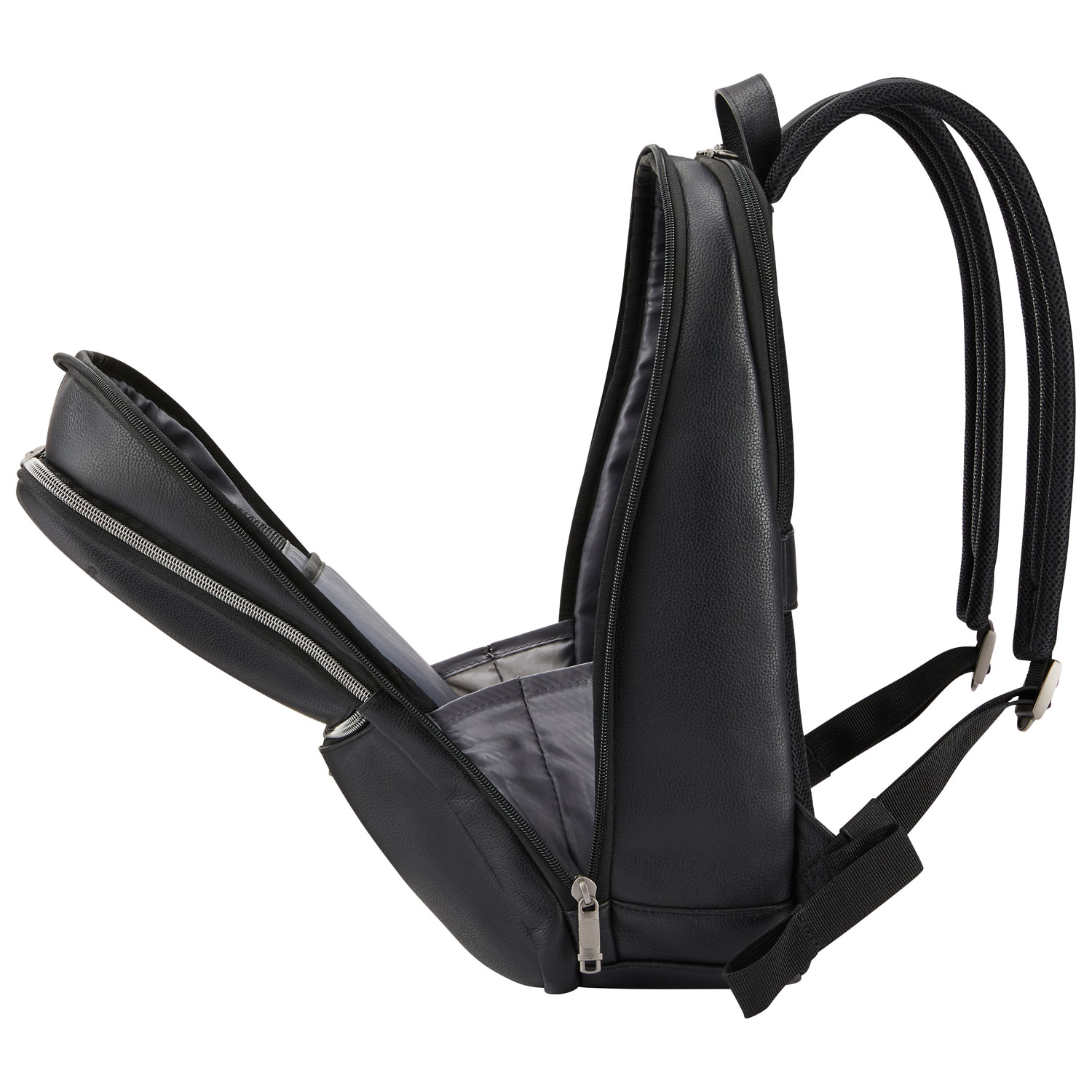 Samsonite Classic Leather 14.1" Laptop Commuter Backpack - Black