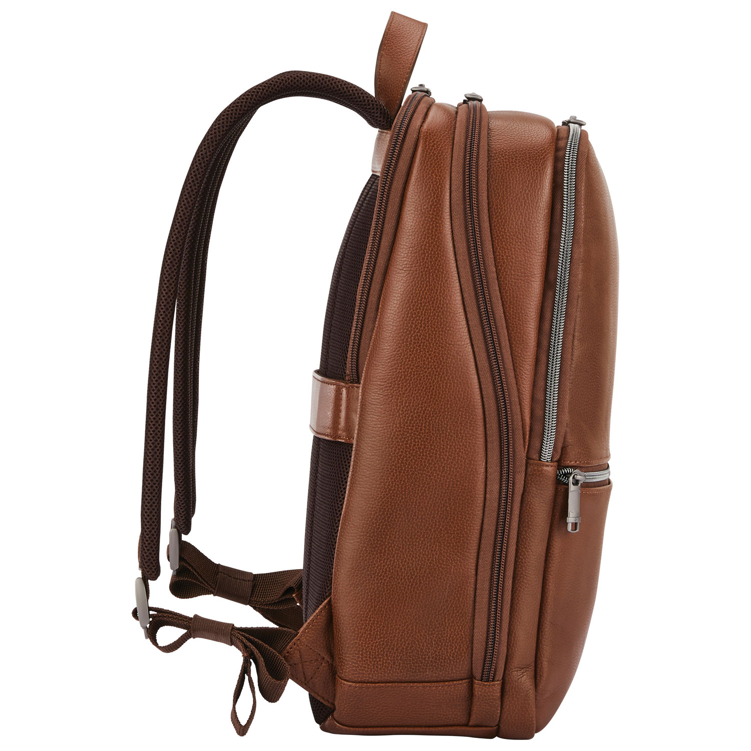 Samsonite Classic Leather 14.1" Laptop Commuter Backpack - Cognac