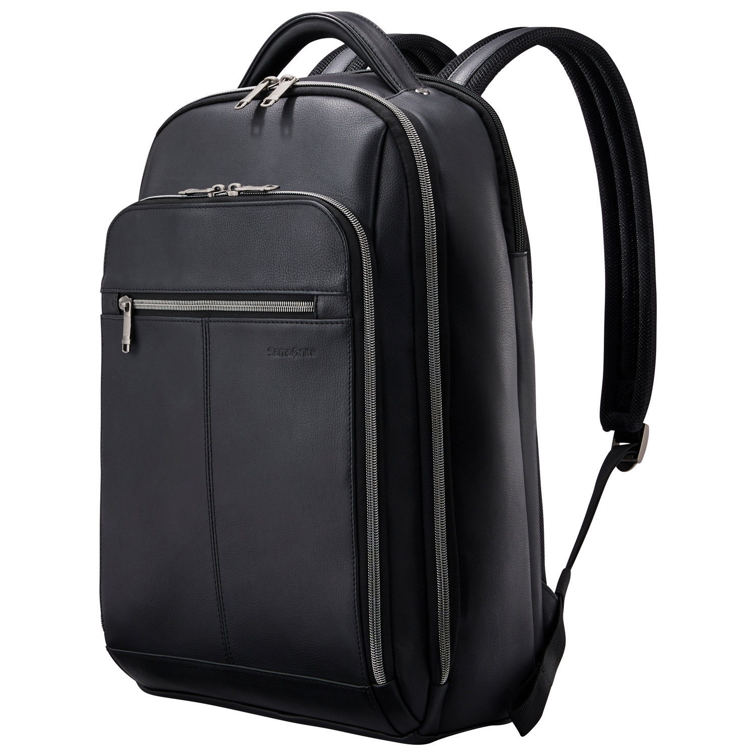 Sac Classic Leather de Samsonite pour portable de 15,6 po - Noir
