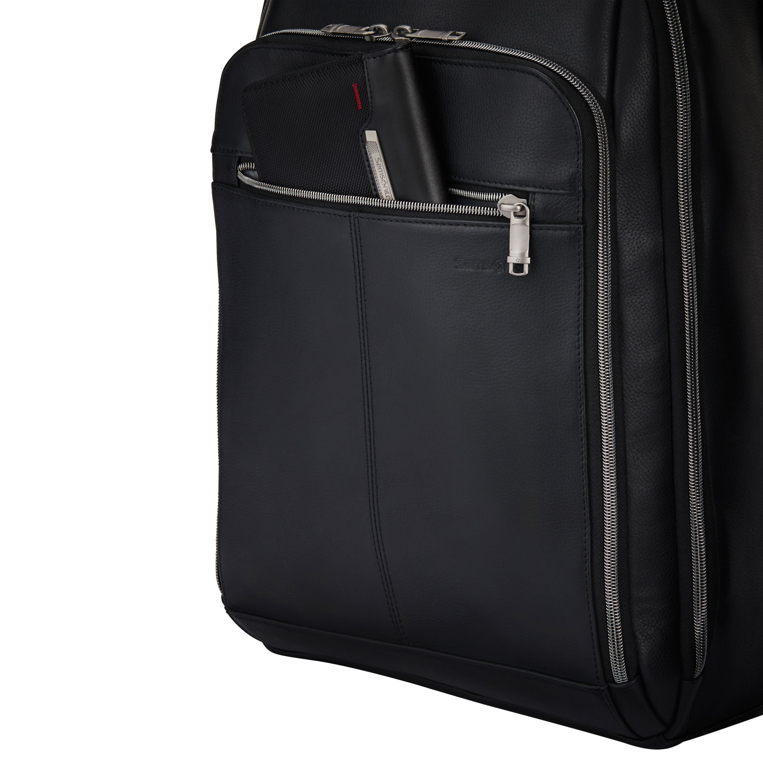 Sac Classic Leather de Samsonite pour portable de 15,6 po - Noir