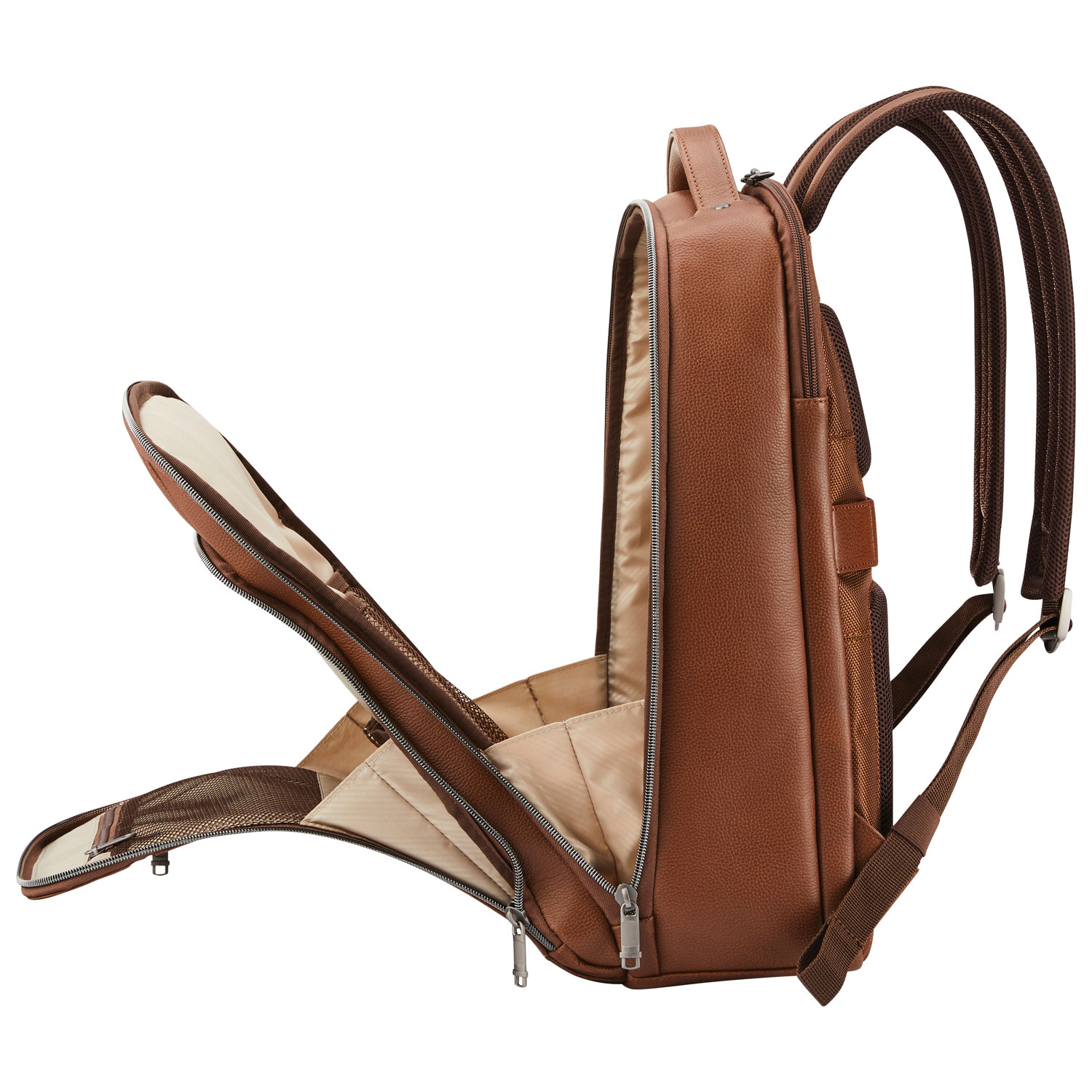 Sac à dos Classic Leather de Samsonite pour portable de 15,6 po - Cognac