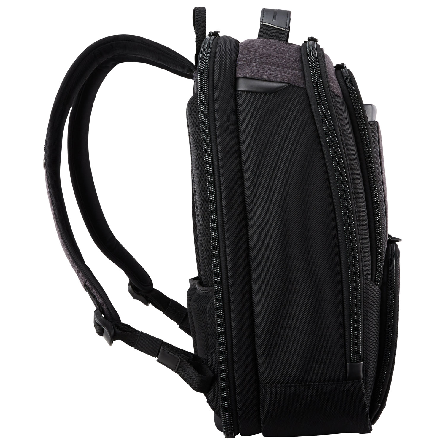 Sac à dos mince Pro de Samsonite pour portable de 15,6 po - Noir/Gris ombragé