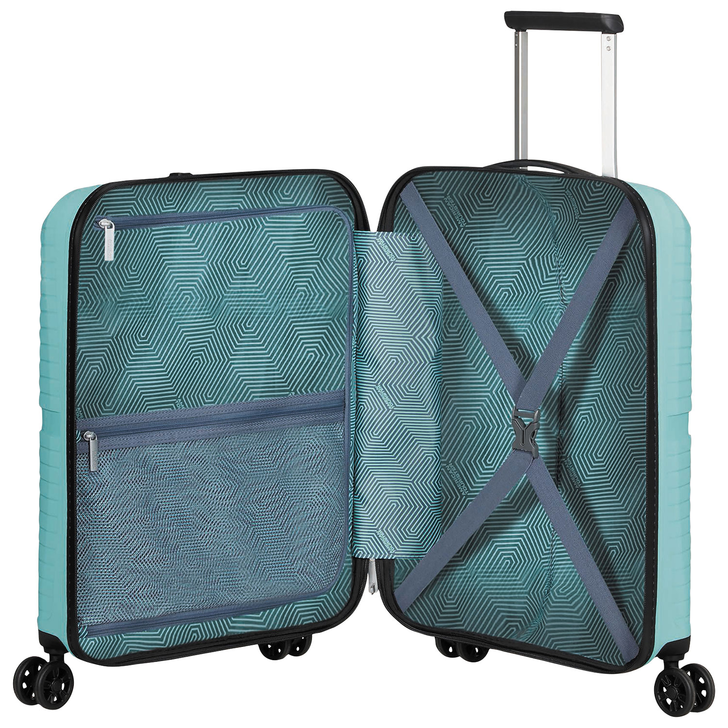 Valise de cabine rigide de 19 po Airconic d'American Tourister - Bleu puriste