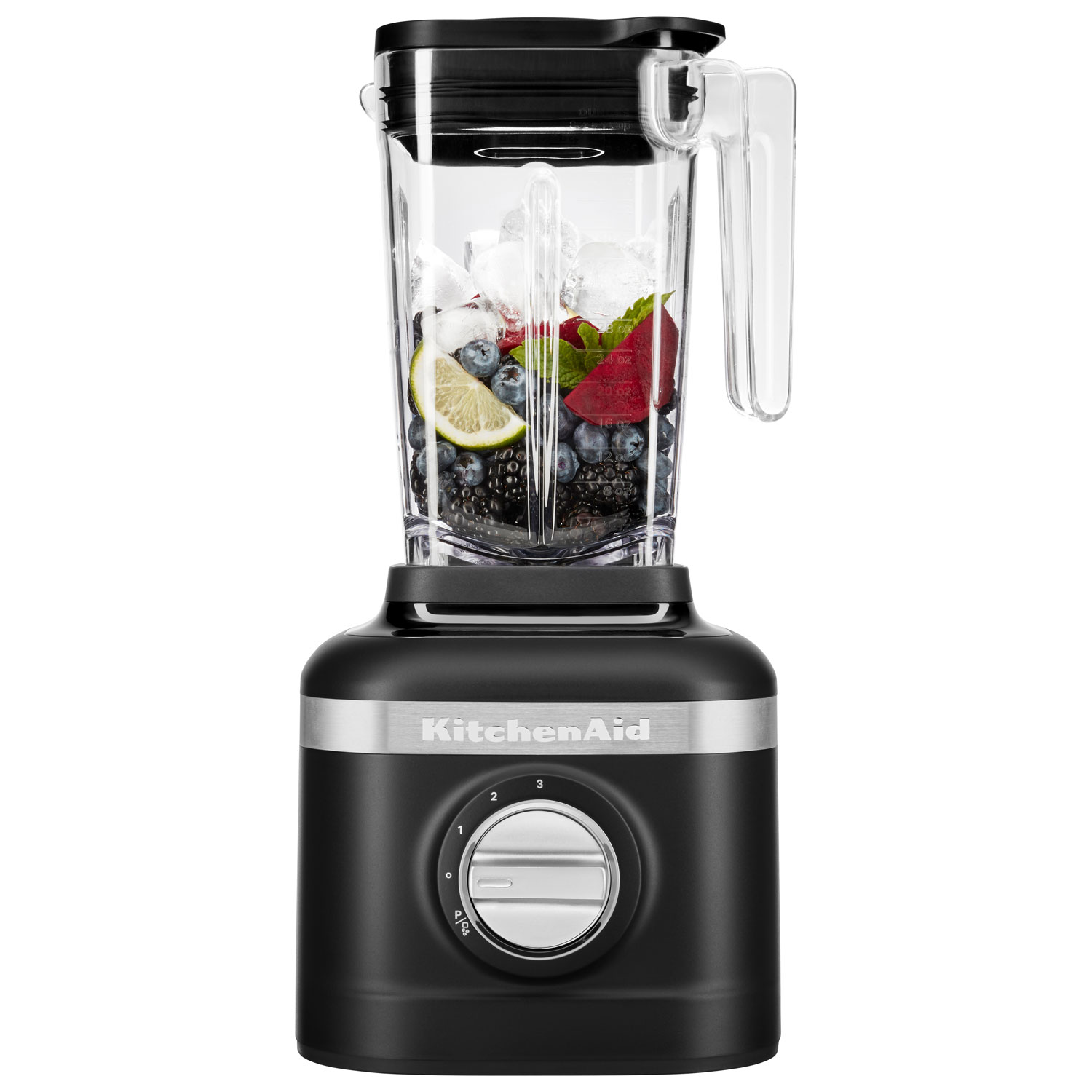 KitchenAid K150 1.42L 650-Watt Blender with 2 16oz Personal Blending Jars - Matte Black