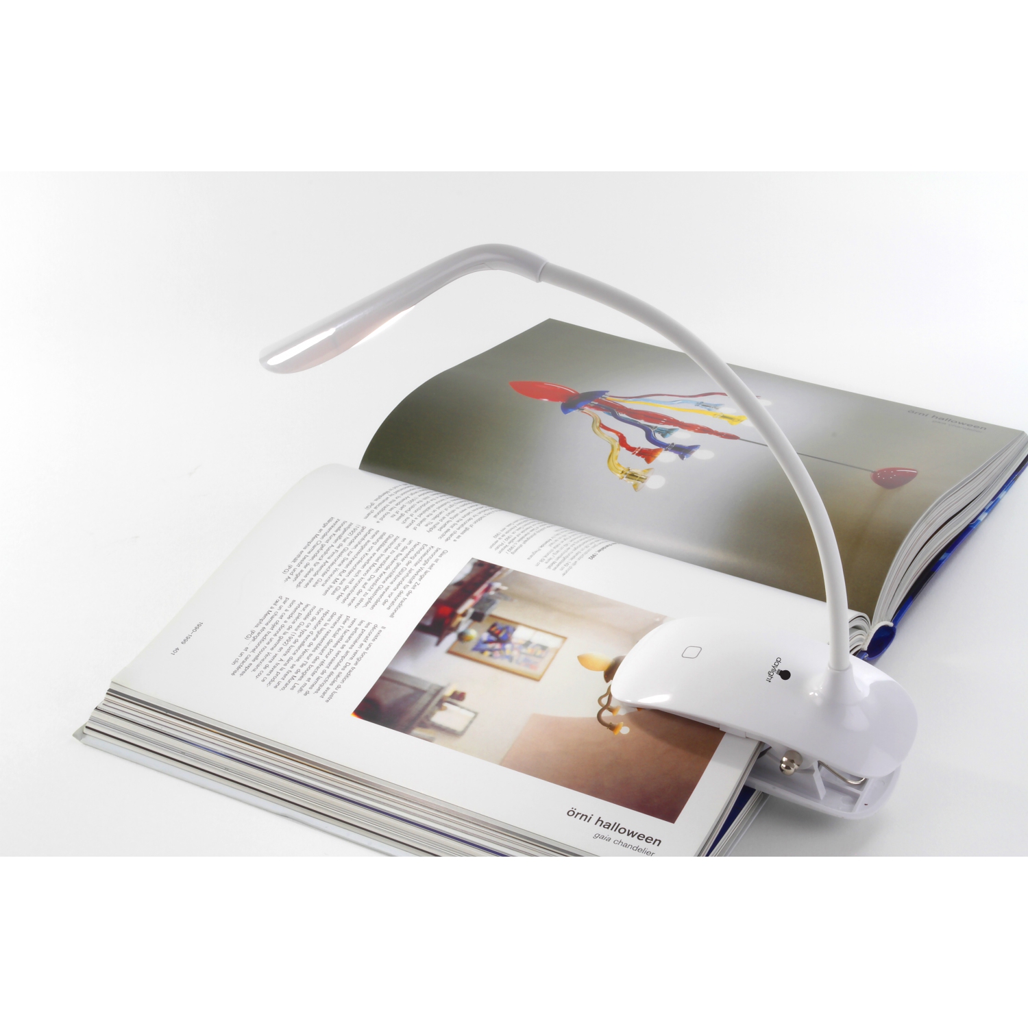 DAYLIGHT Smart LED Clip-On Lamp, Rechargeable