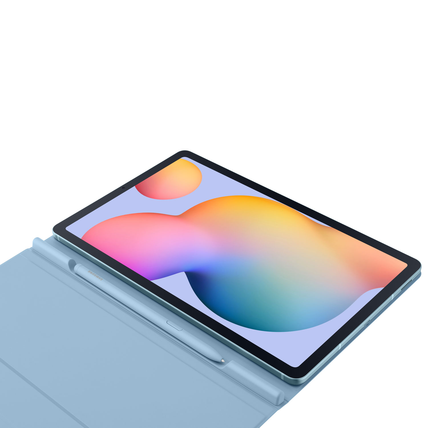 Samsung Book Cover for Galaxy Tab S6 Lite - Blue | Best Buy