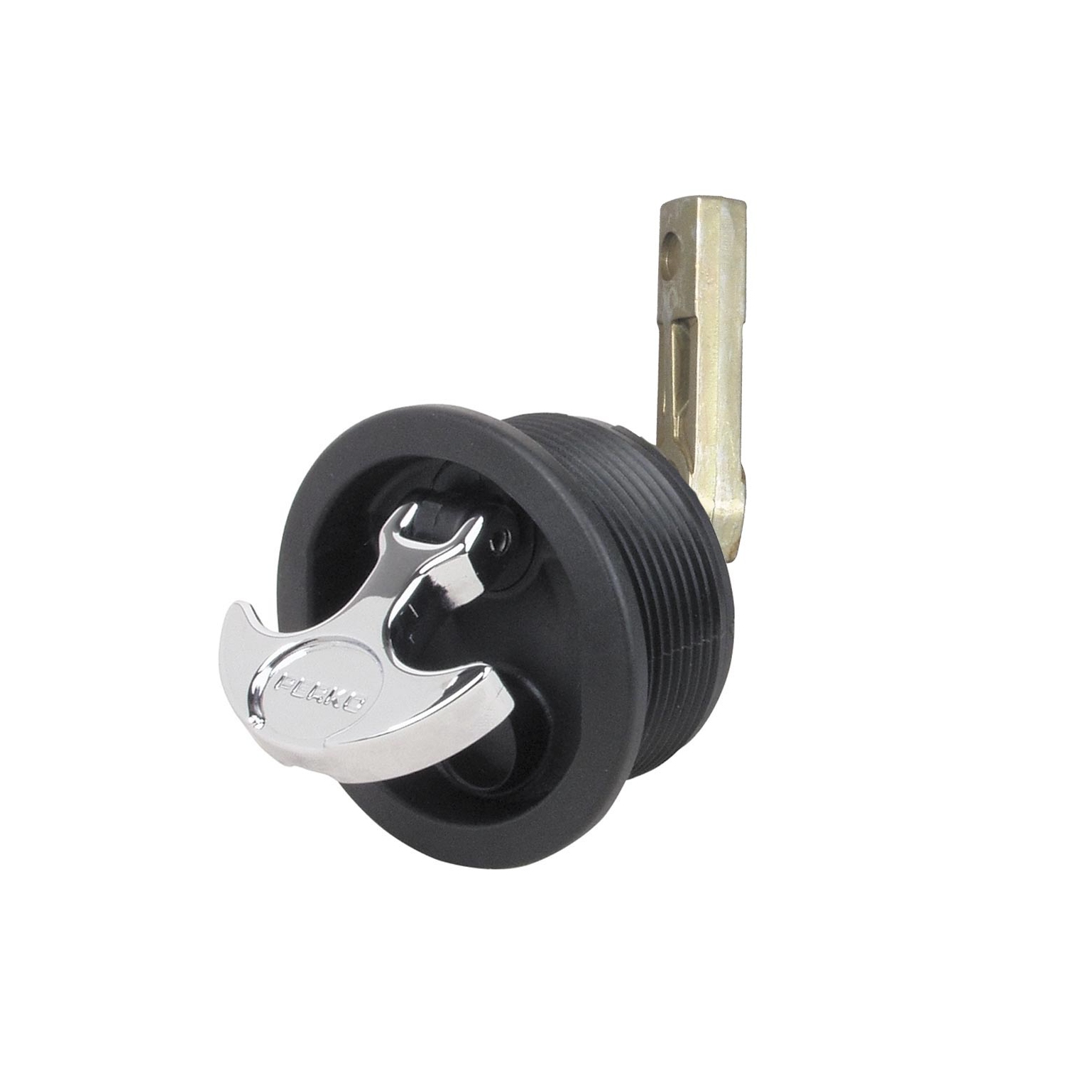 Perko Flush Mount Latch - Straight Cam Bar - 2.5" Hole - Black