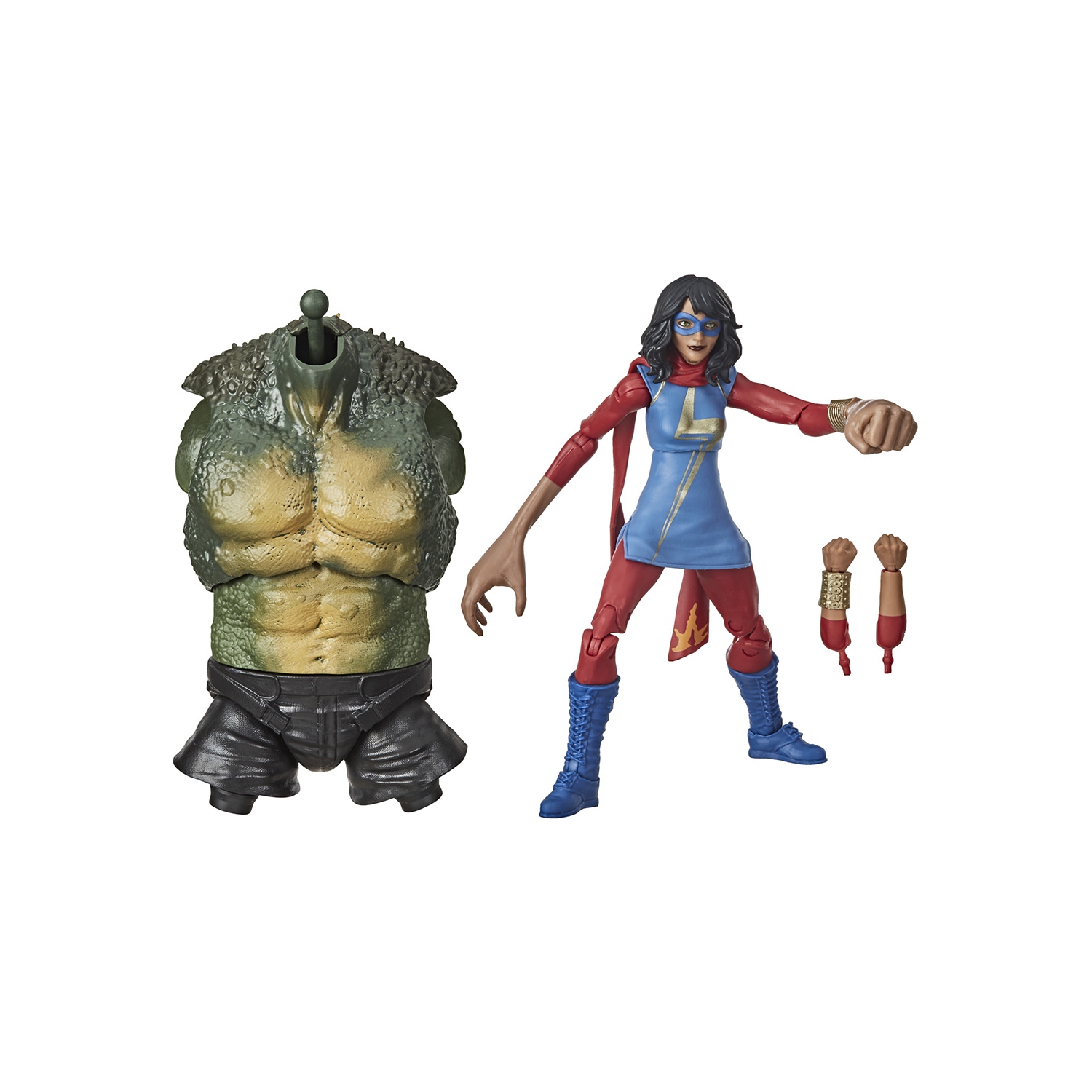 Marvel Legends 6 Inch Action Figure BAF Gamerverse Abomination - Ms. Marvel