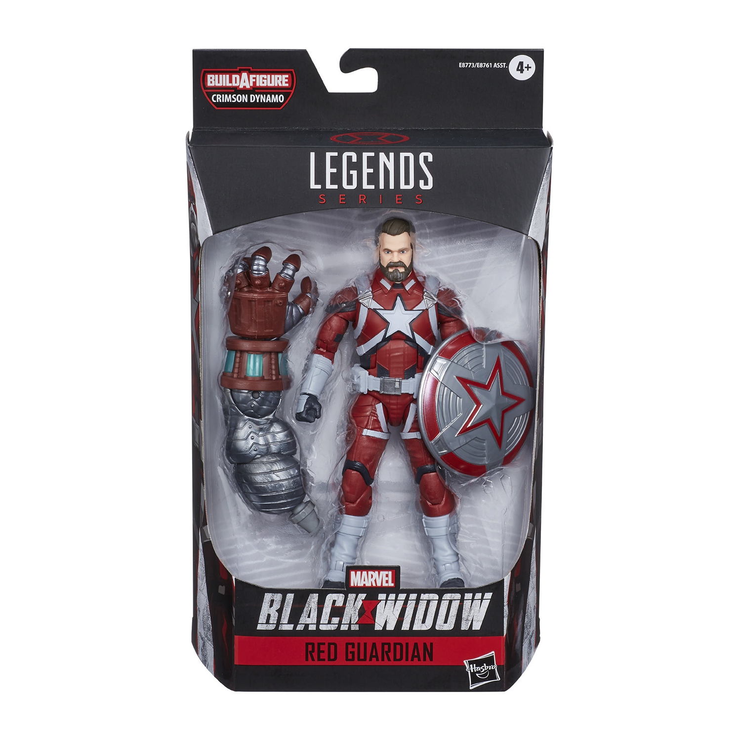 Marvel Legends Black Widow 6 Inch Action Figure BAF Crimson Dynamo - Red Guardian