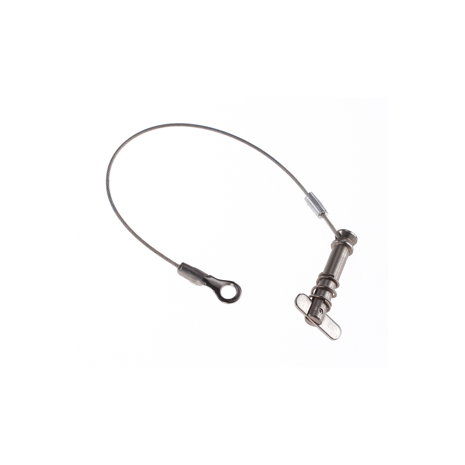 Attwood Tethered 1/4" Spring Loaded Clevis Pin w/Lanyard
