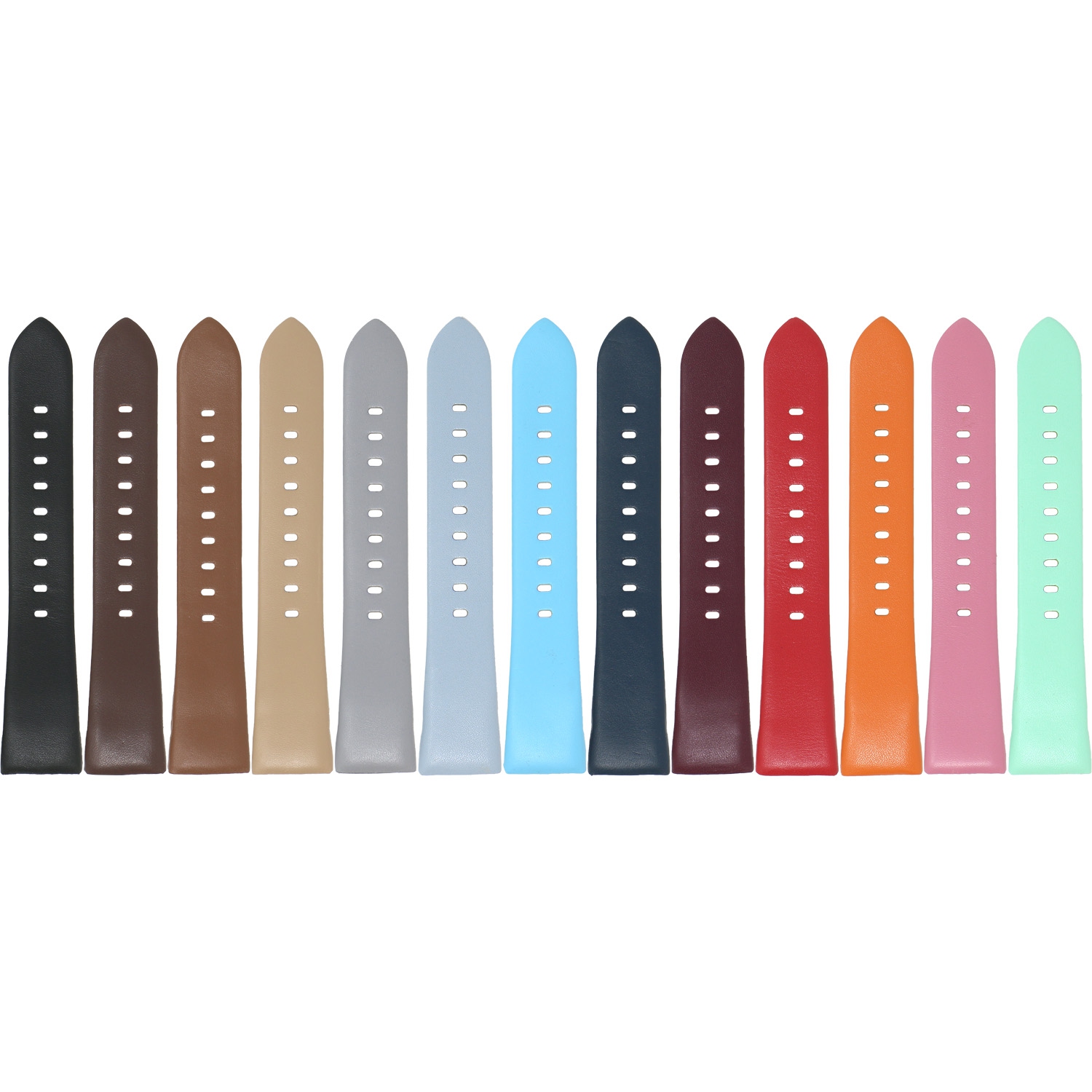 StrapsCo Smooth Leather Watch Band Strap for Fitbit Charge 4 - Chocolate