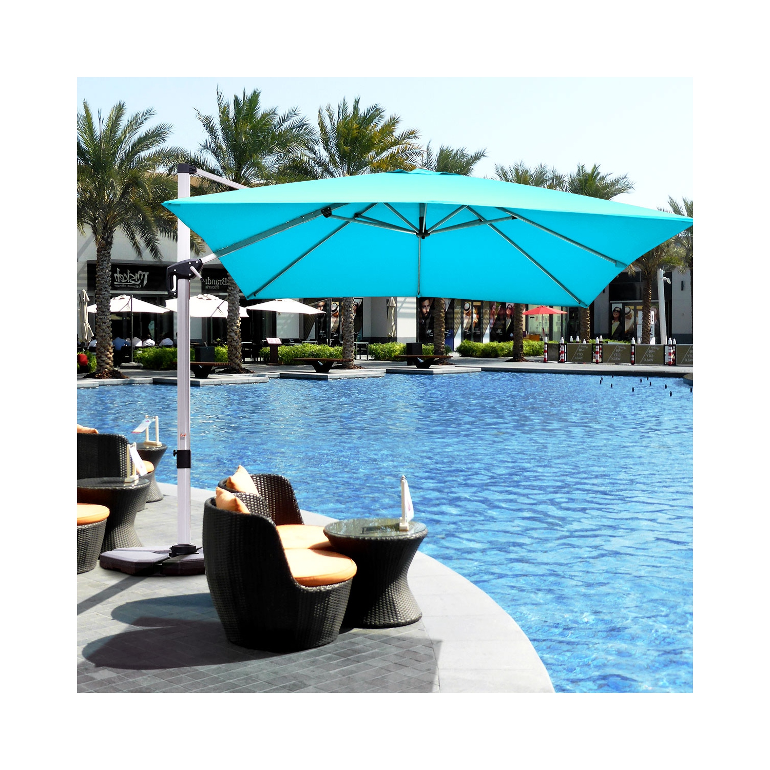 Parasol déporté 305cm