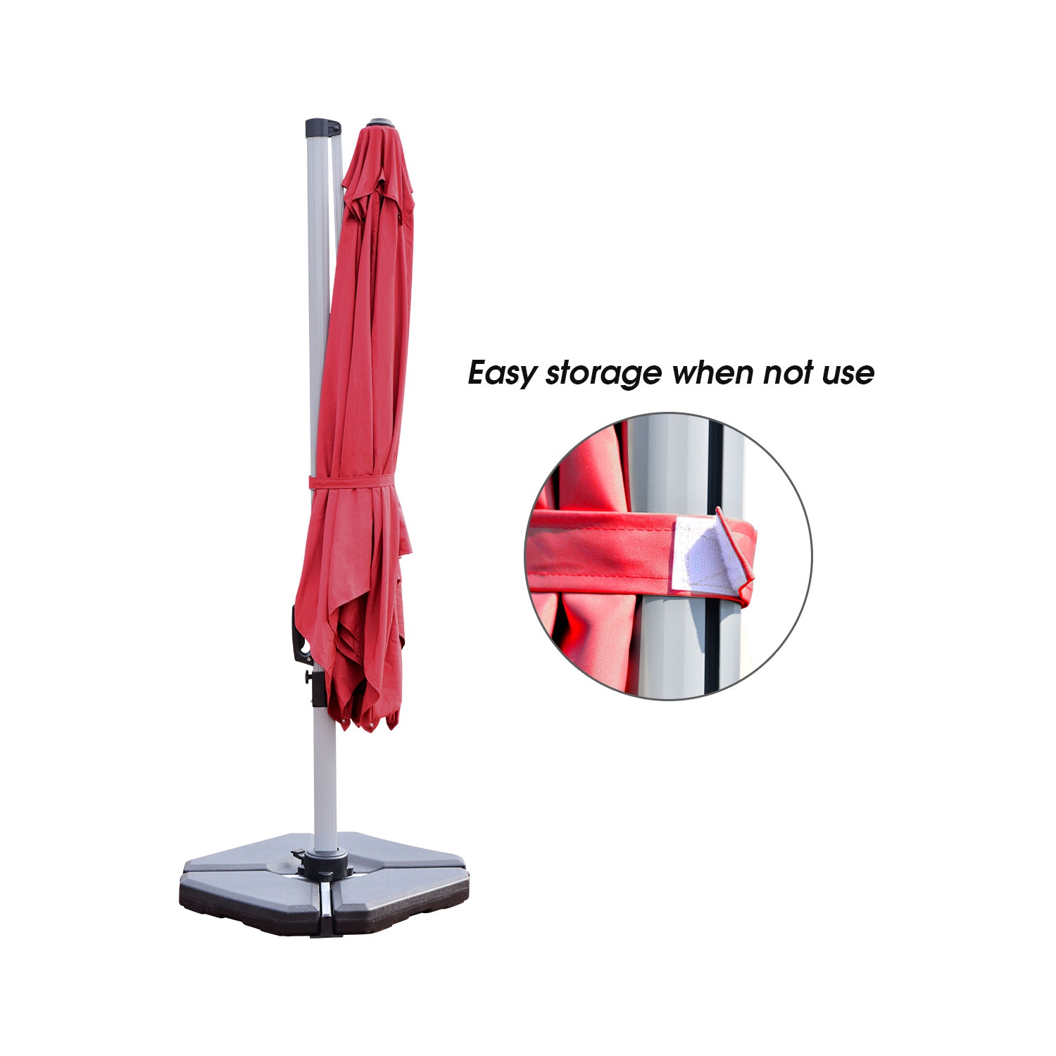 Parasol déporté 305cm