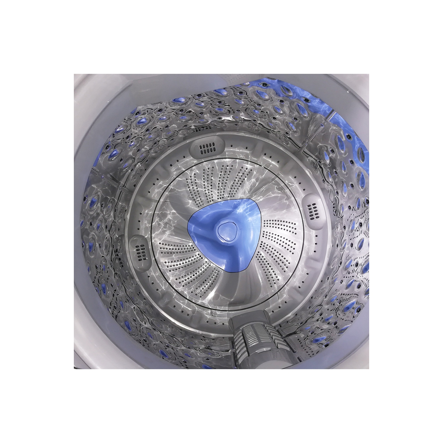 Panda1.70 cu.ft Compact Washer, High-End Fully Automatic Portable Washing Machine, 11 lbs Capacity, Folding Window, White