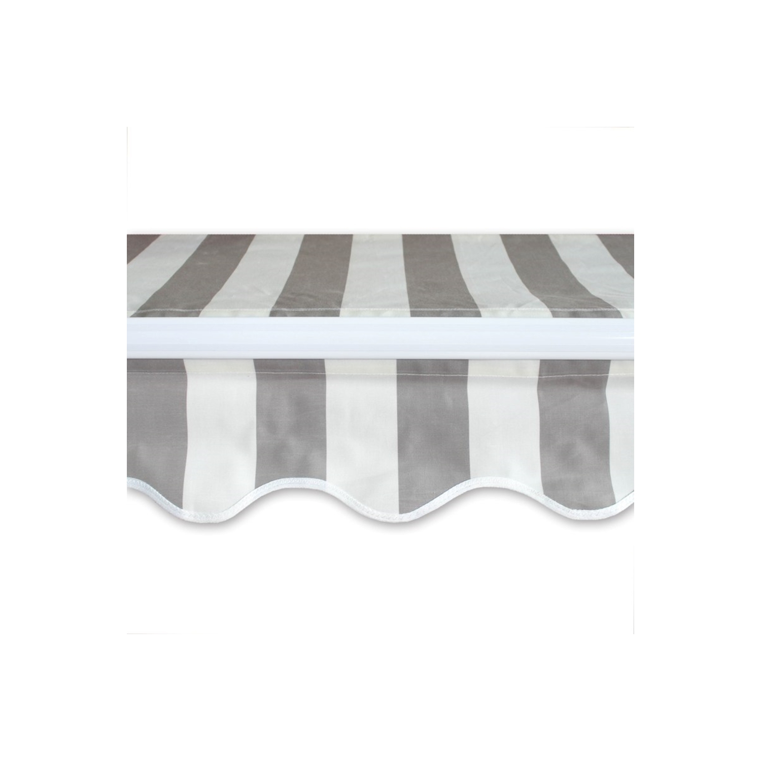 ALEKO® AW10X8GREYWHT Retractable Home Patio Canopy Awning 10 x 8 Feet Grey/White