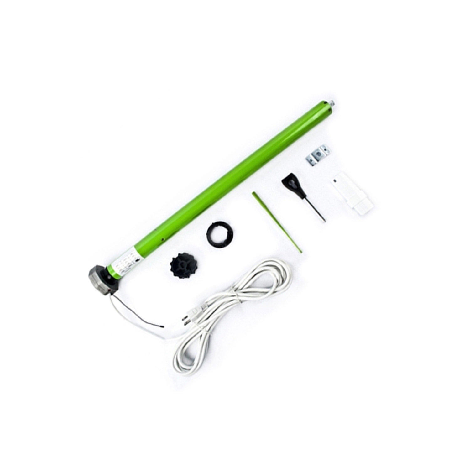 ALEKO ABM10X8BK81 Motorized Black Frame Retractable Home Patio Canopy Awning 10'x8' Black