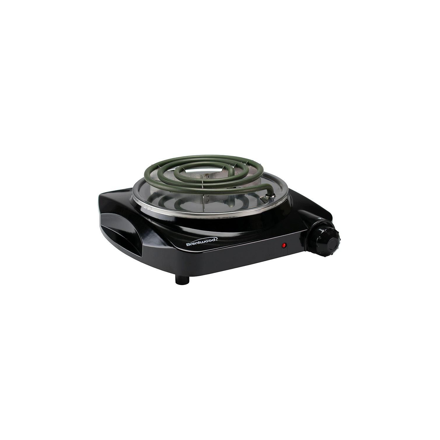 Brentwood TS-306 1200w Single Electric Burner, Black - Brentwood Appliances