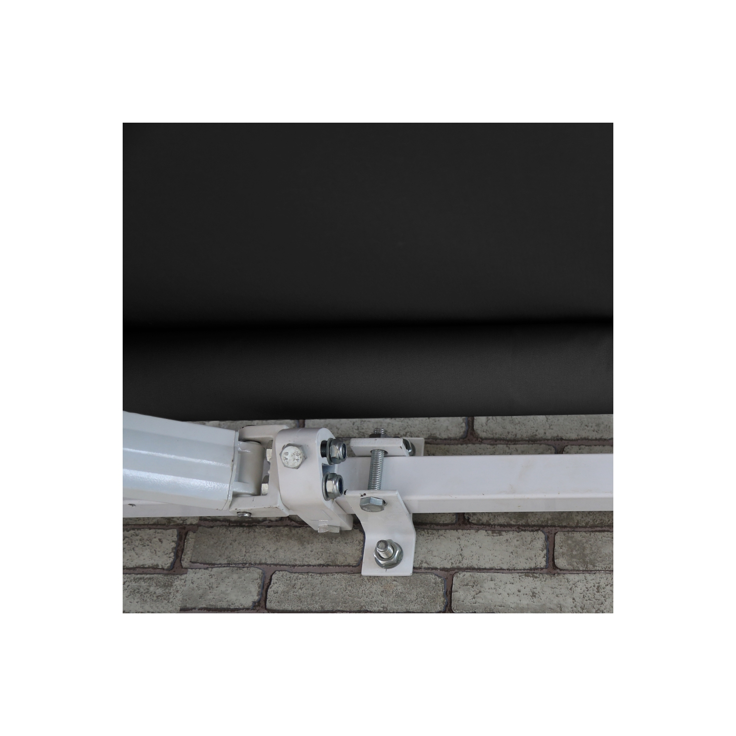 ALEKO AWM13X10BK81 Retractable Motorized Patio 13 x 10 feet Awning Black Color