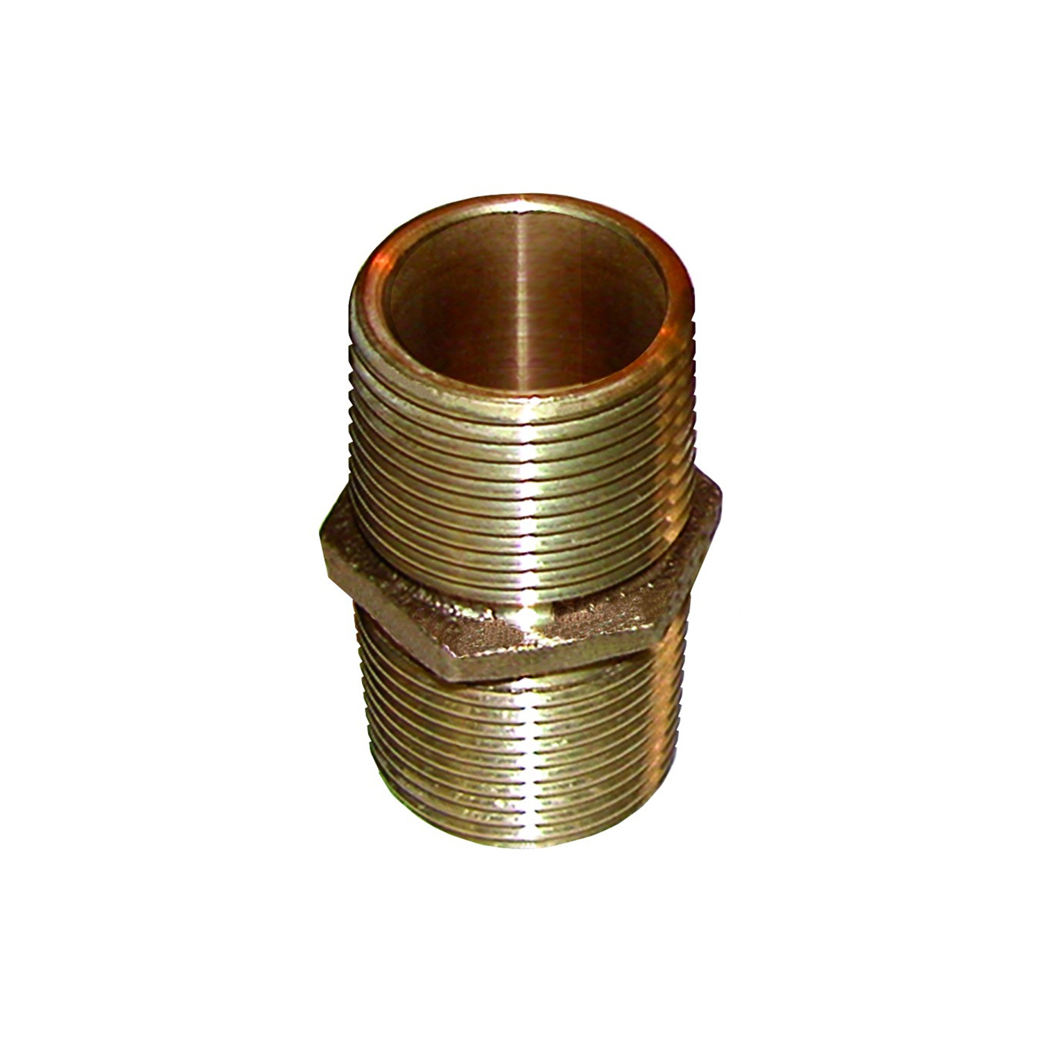 GROCO Bronze Pipe Nipple - 2" NPT