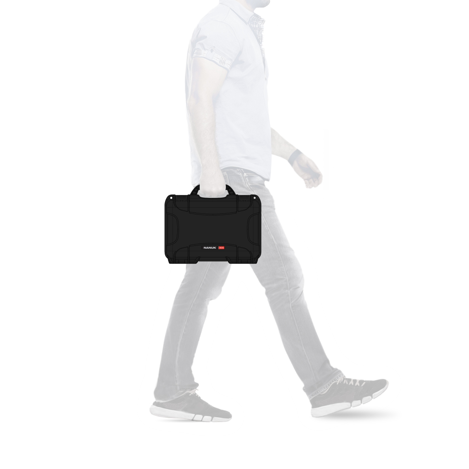 Nanuk 909 Waterproof Hard Case with Foam Insert - Black