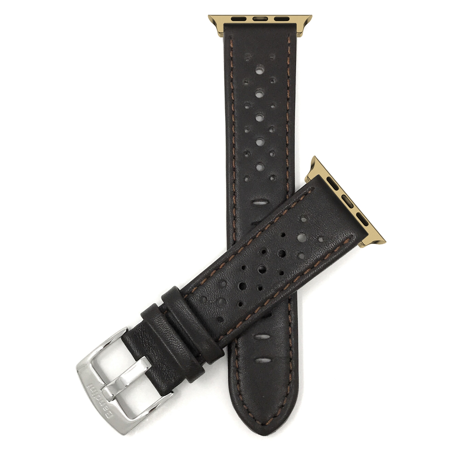 Bandini Extra Long Leather Watch Strap for Apple Watch Band 46mm / 49mm / 45mm / 44mm / 42mm (Series 3), Series 11 10 9 8 7 6 5 SE, Ultra 3 2 1,