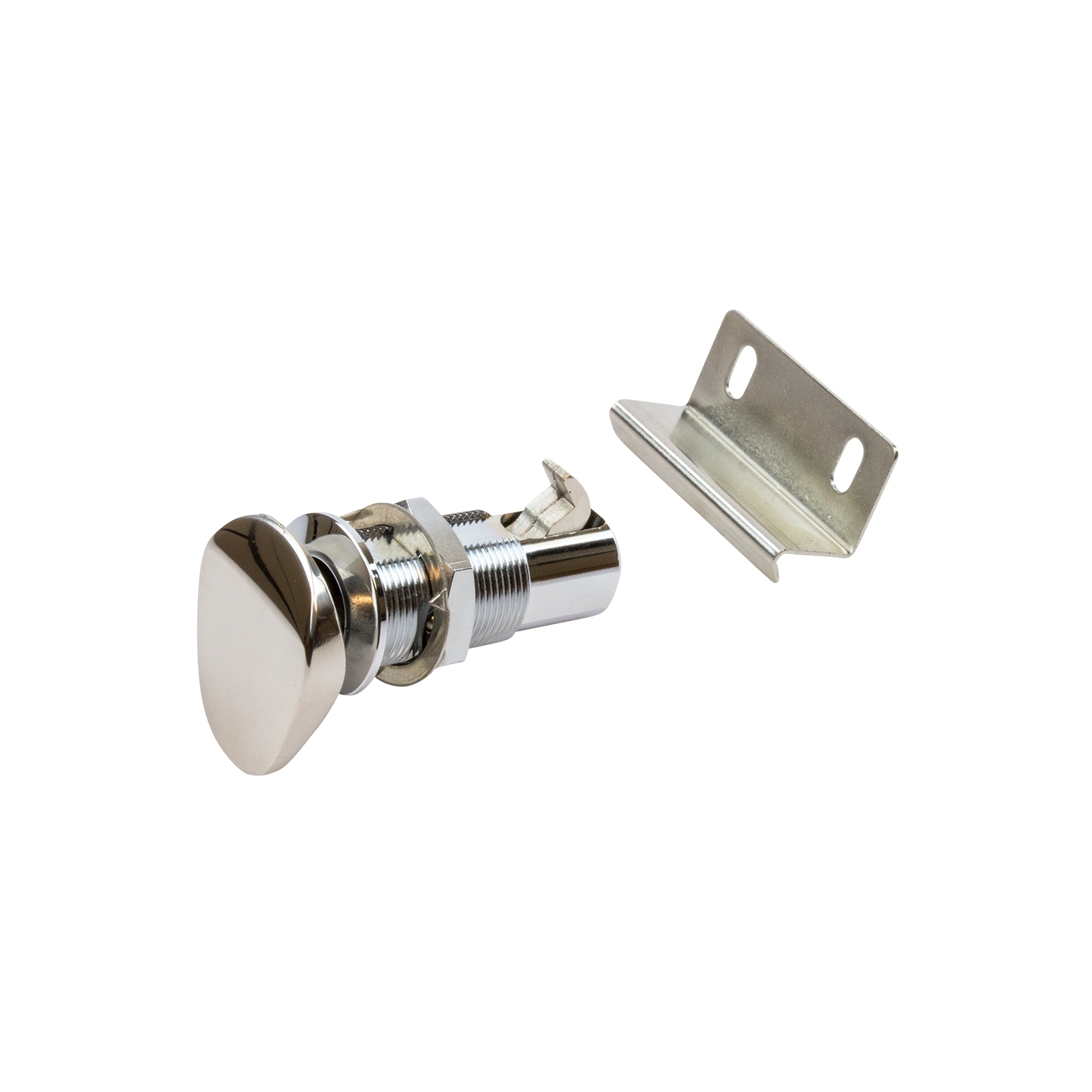 Sea-Dog Push Button Cabinet Latch - Oval