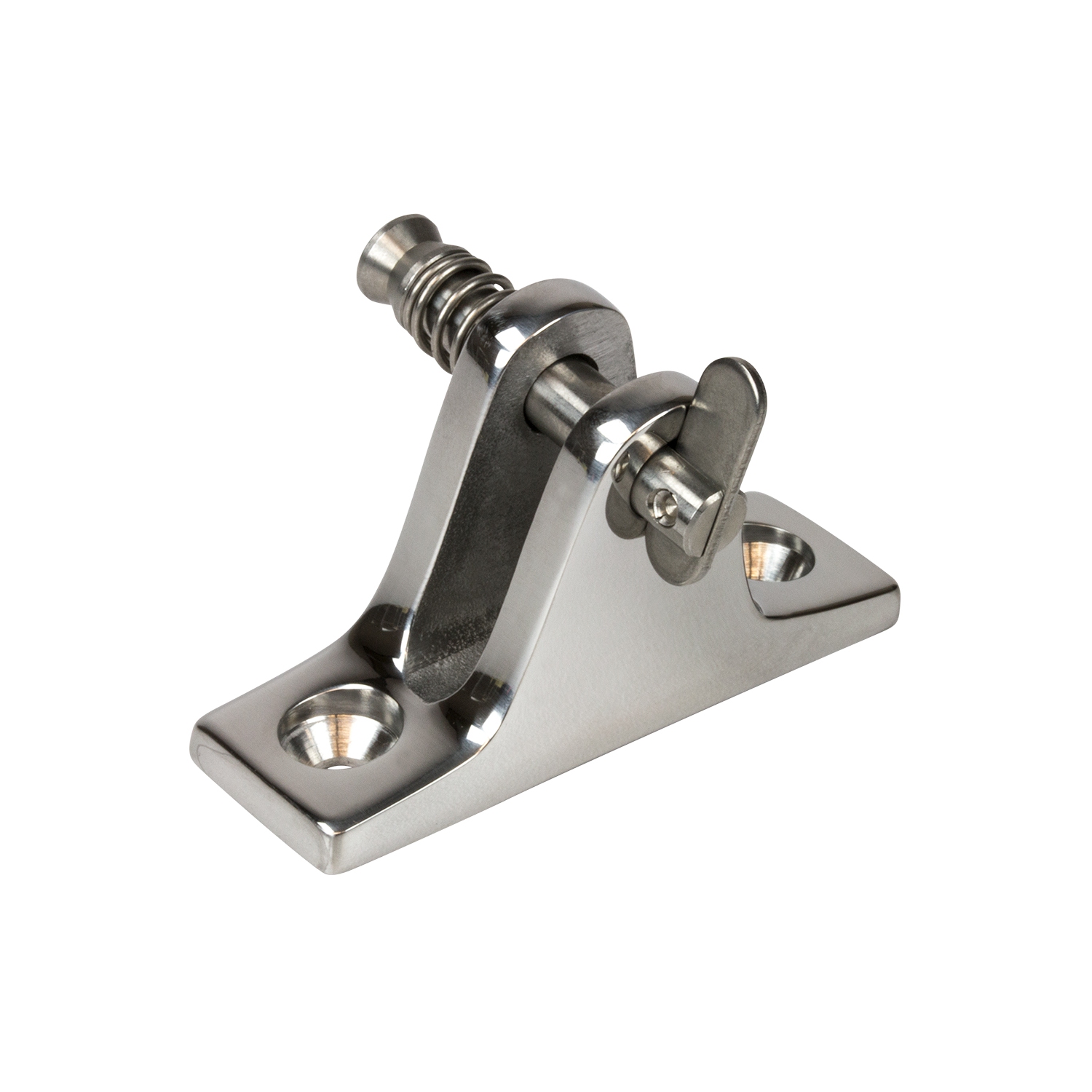 Sea-Dog Stainless Steel Angle Base Deck Hinge - Removable Pin
