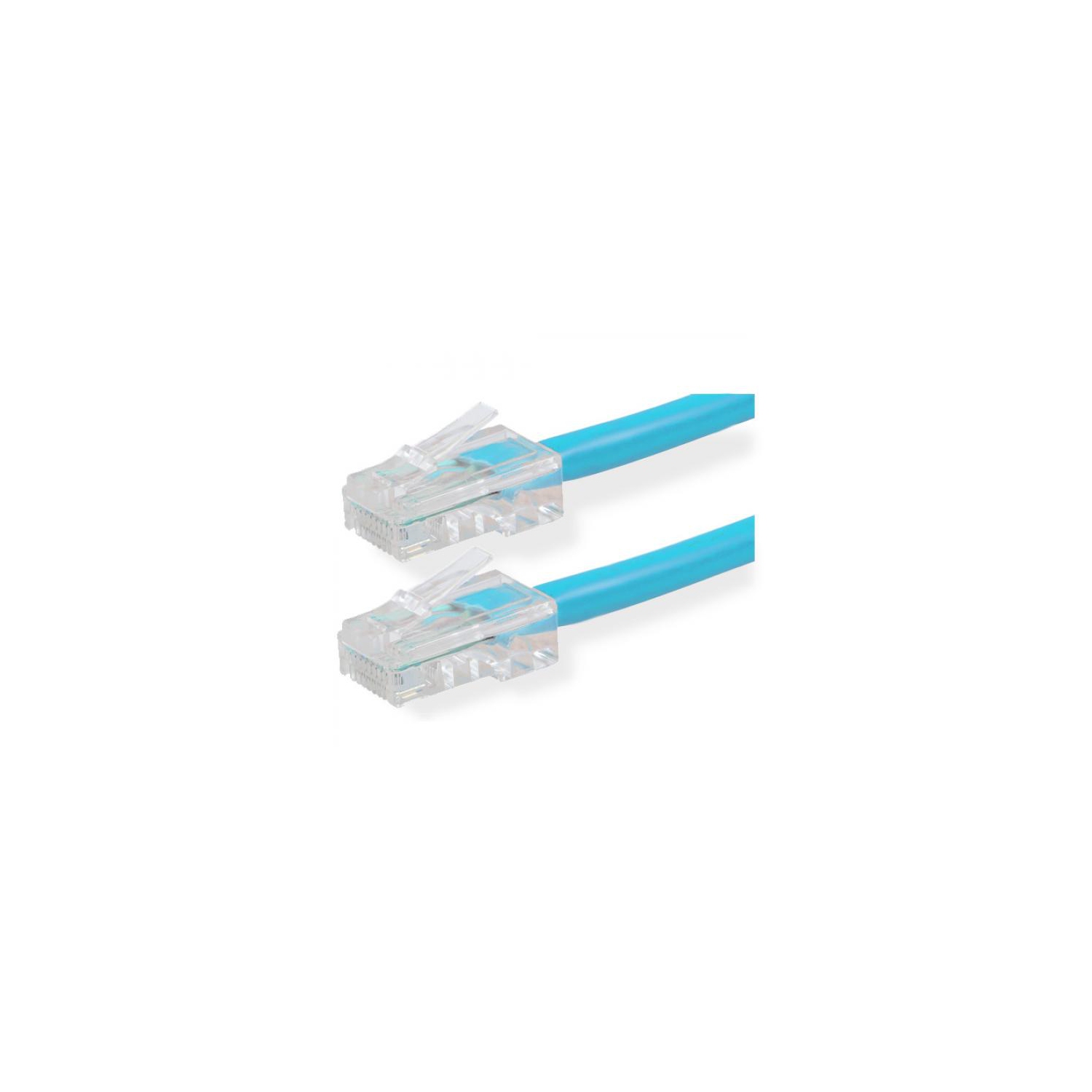 TechCraft 4' CAT6 UTP Network Cable Economy Light Blue No Boot