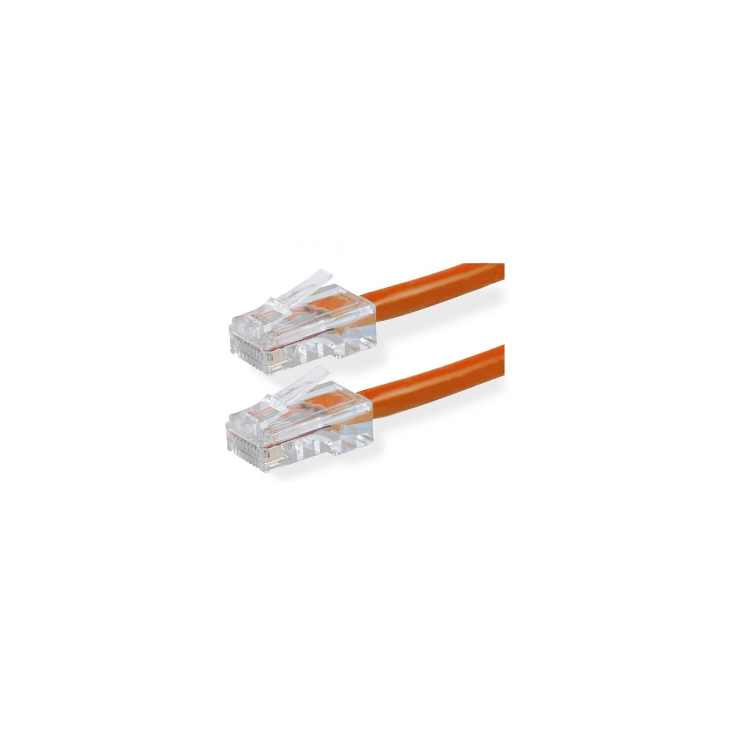TechCraft 7' CAT6 UTP Network Cable Economy Orange FT4 No Boot