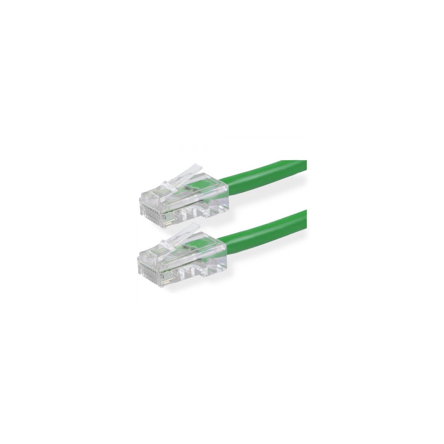 TechCraft 0.5' CAT6 UTP Câble Réseau Économique Vert Sans Capuchon