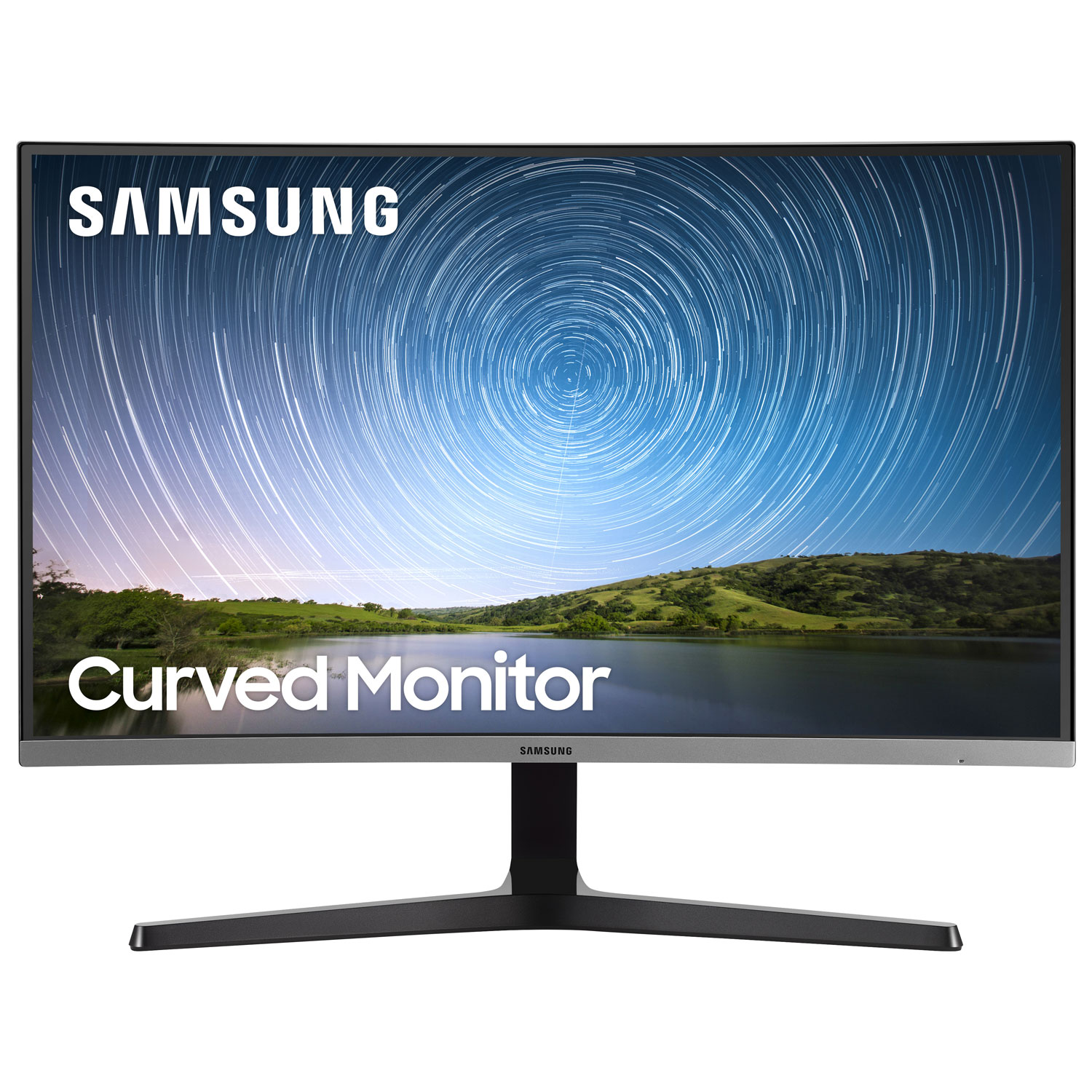 Samsung 32" FHD 75Hz 4ms GTG Curved VA LED FreeSync Monitor (LC32R500) - Dark Blue Grey