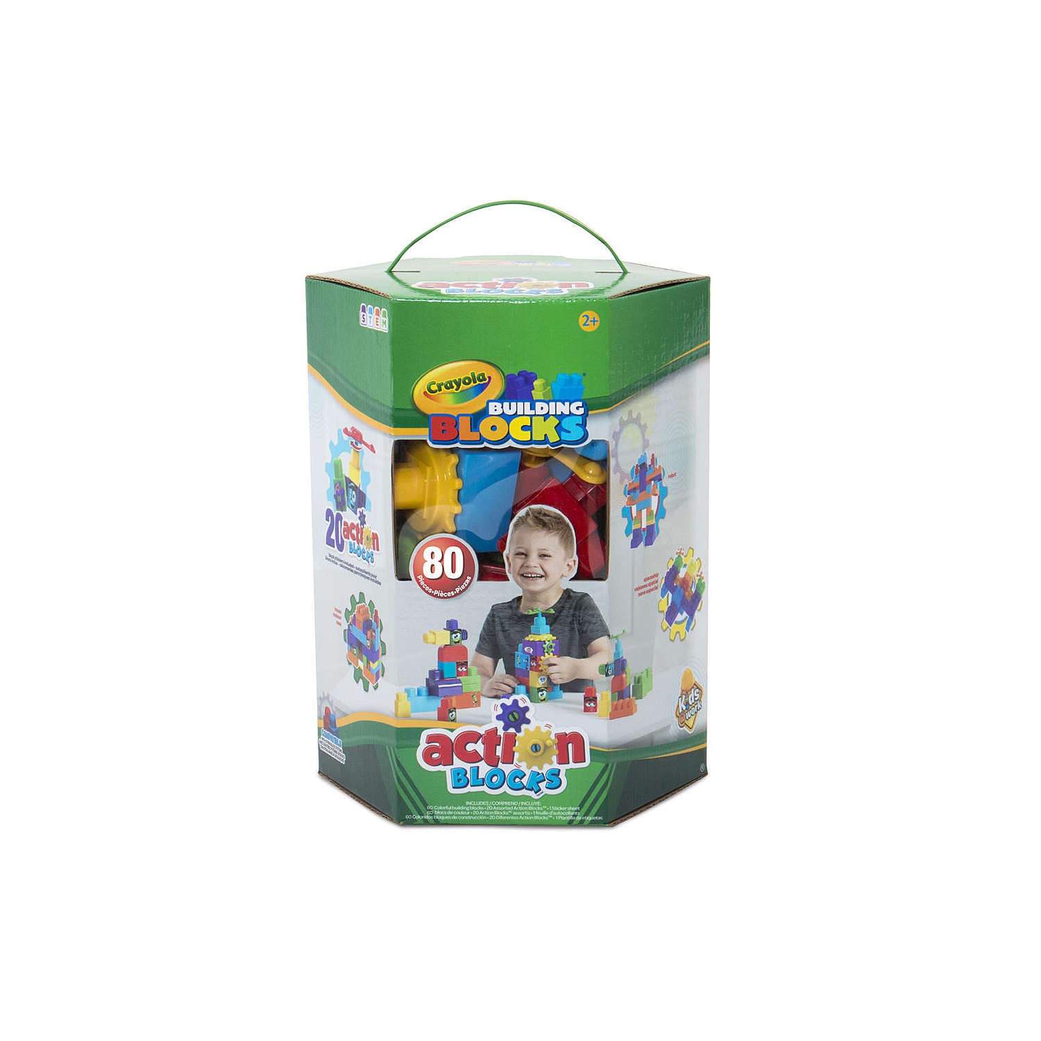 crayola 80 piece block set