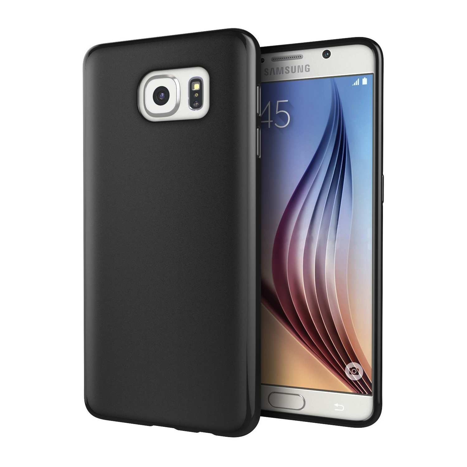 【CSmart personnalisé de personnalisé ultramince, étui souple en TPUR souple Jelly Bumper pour Samsung Galaxy S7 Edge, noir