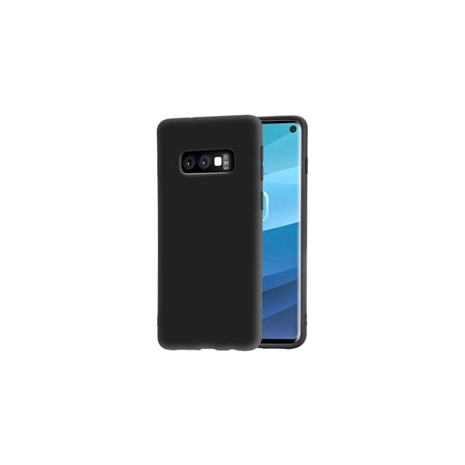 【CSmart】 Ultra Thin Soft TPU Silicone Jelly Bumper Back Cover Case for Samsung Galaxy S10e, Black