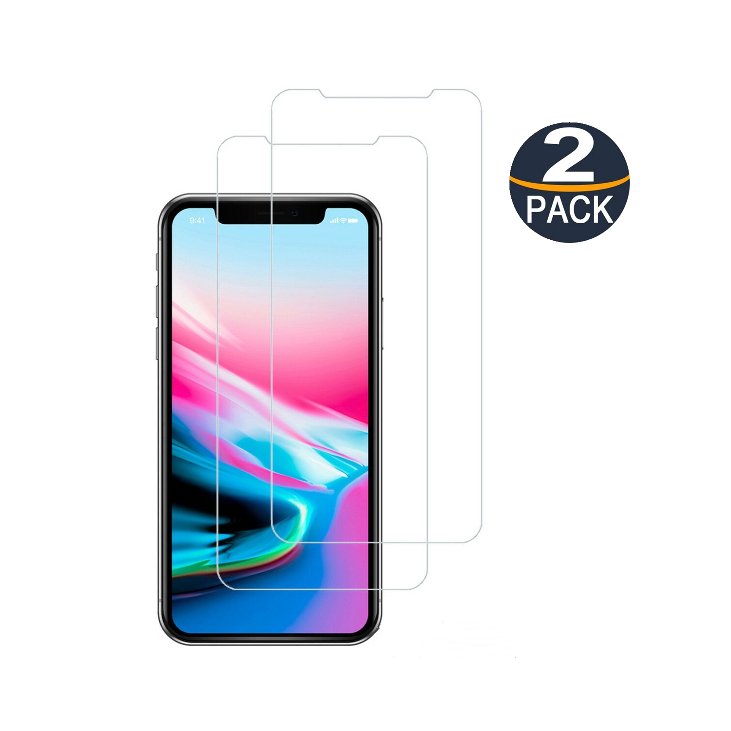 [Paquets de 2] Protecteur d'écran en verre trempé CSmart Premium pour iPhone 11, sans bulles et sans étui