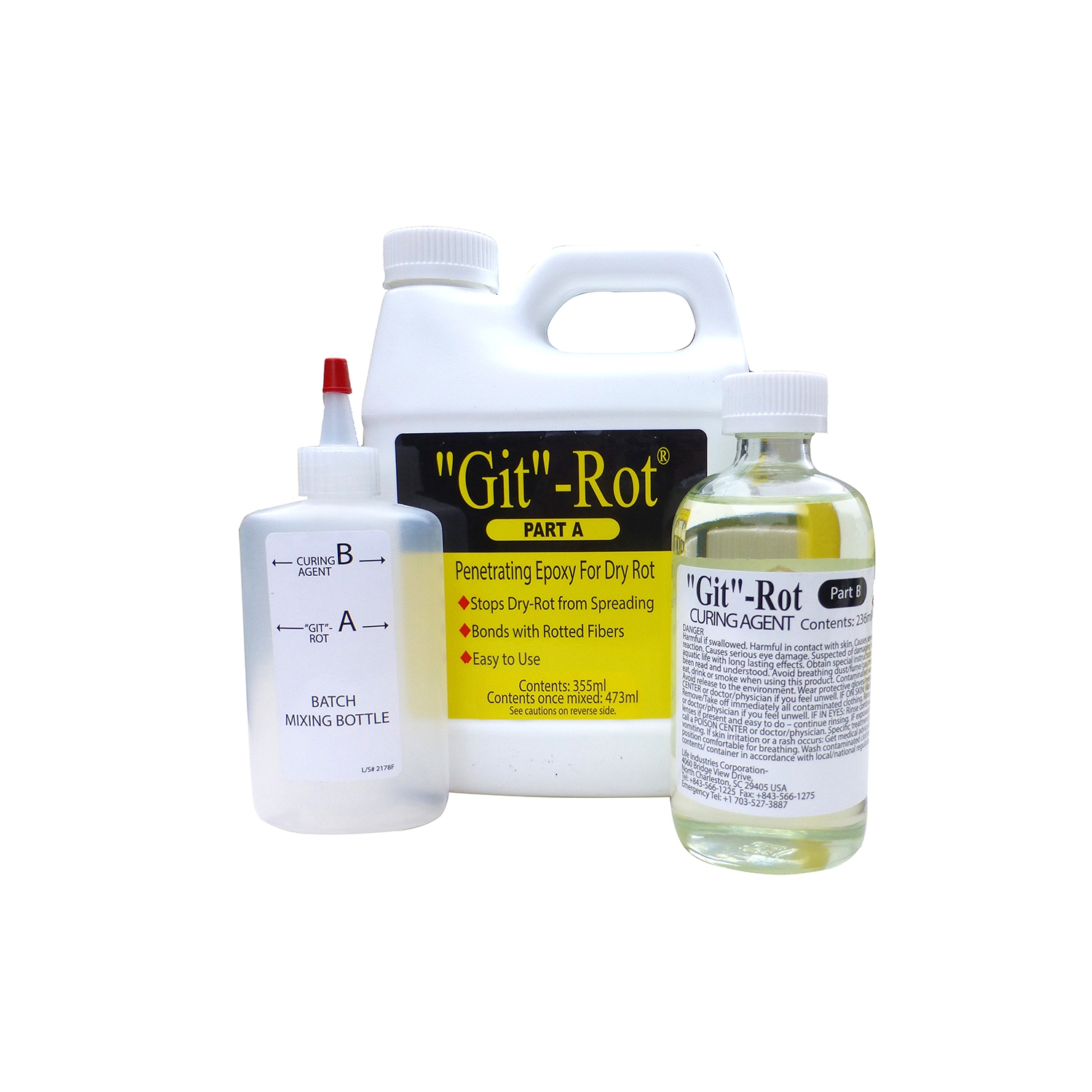 BoatLIFE Git Rot Kit - Pint