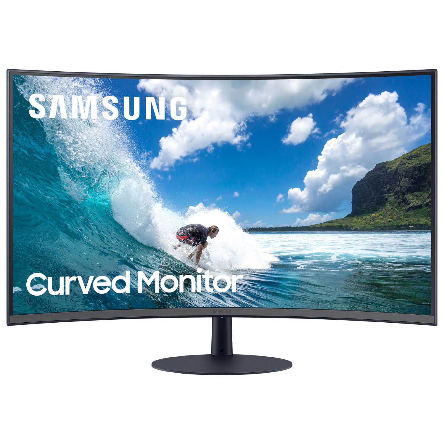 Samsung 32" FHD 75Hz 4ms GTG Curved VA LED FreeSync Gaming Monitor (LC32T550FDNXZA) - Dark Blue Grey