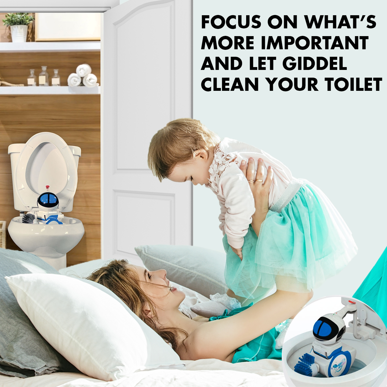 Giddel Toilet Cleaning Robot