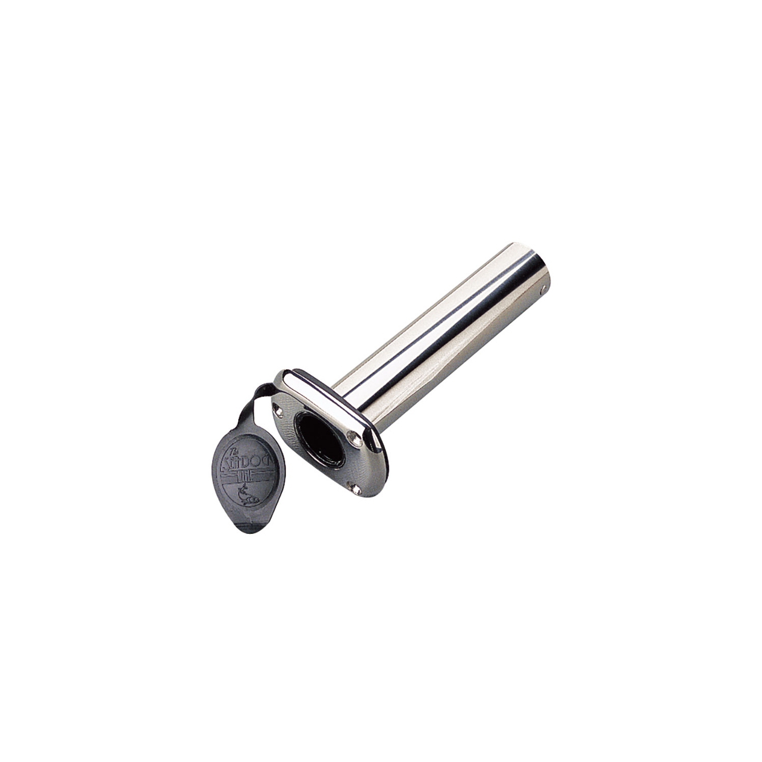 Sea-Dog Stainless Steel Flush Mount Rod Holder w/Cap - 90&deg;