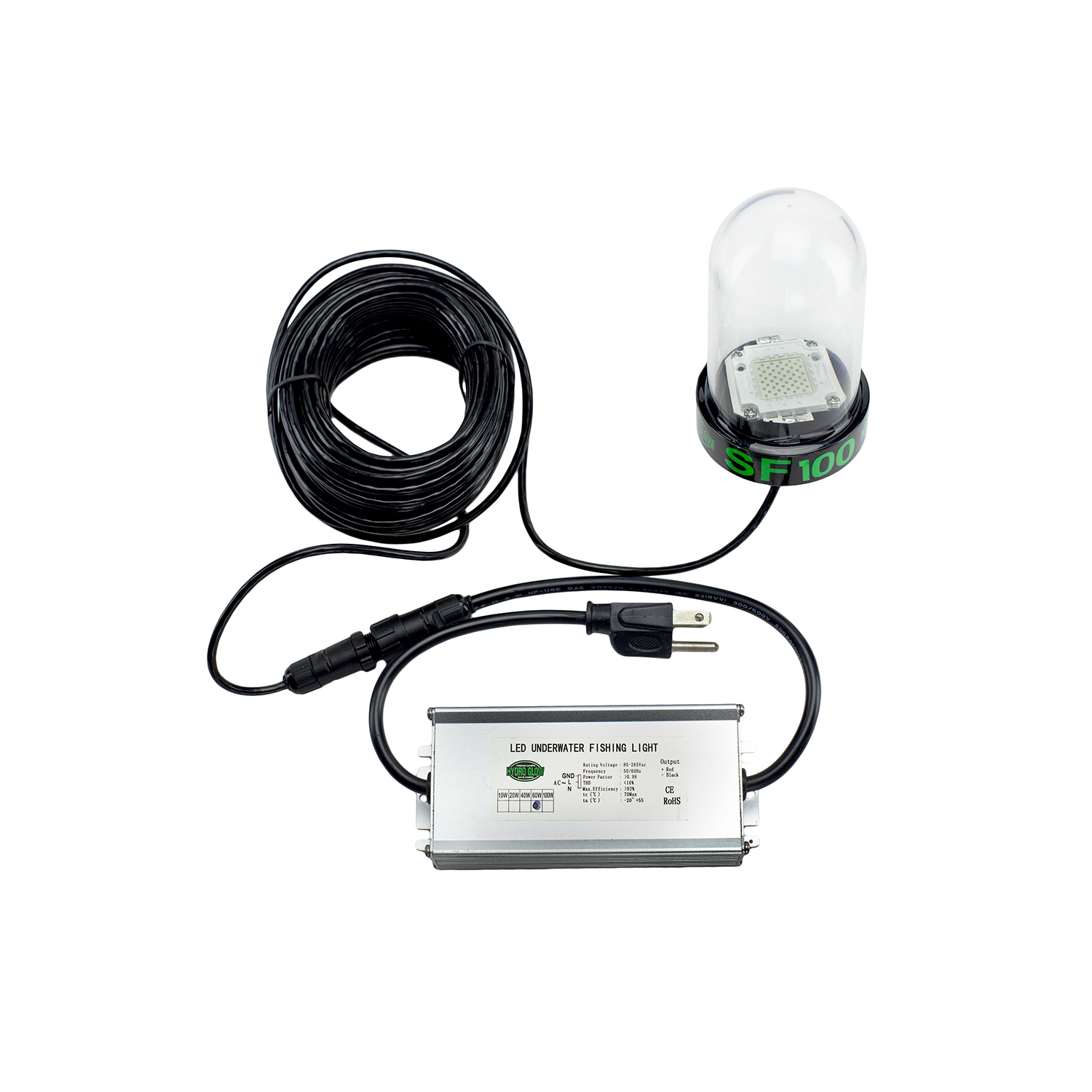 Hydro Glow SF100B 100W/120VAC - Underwater Dock Light - Blue Anchored To Bottom