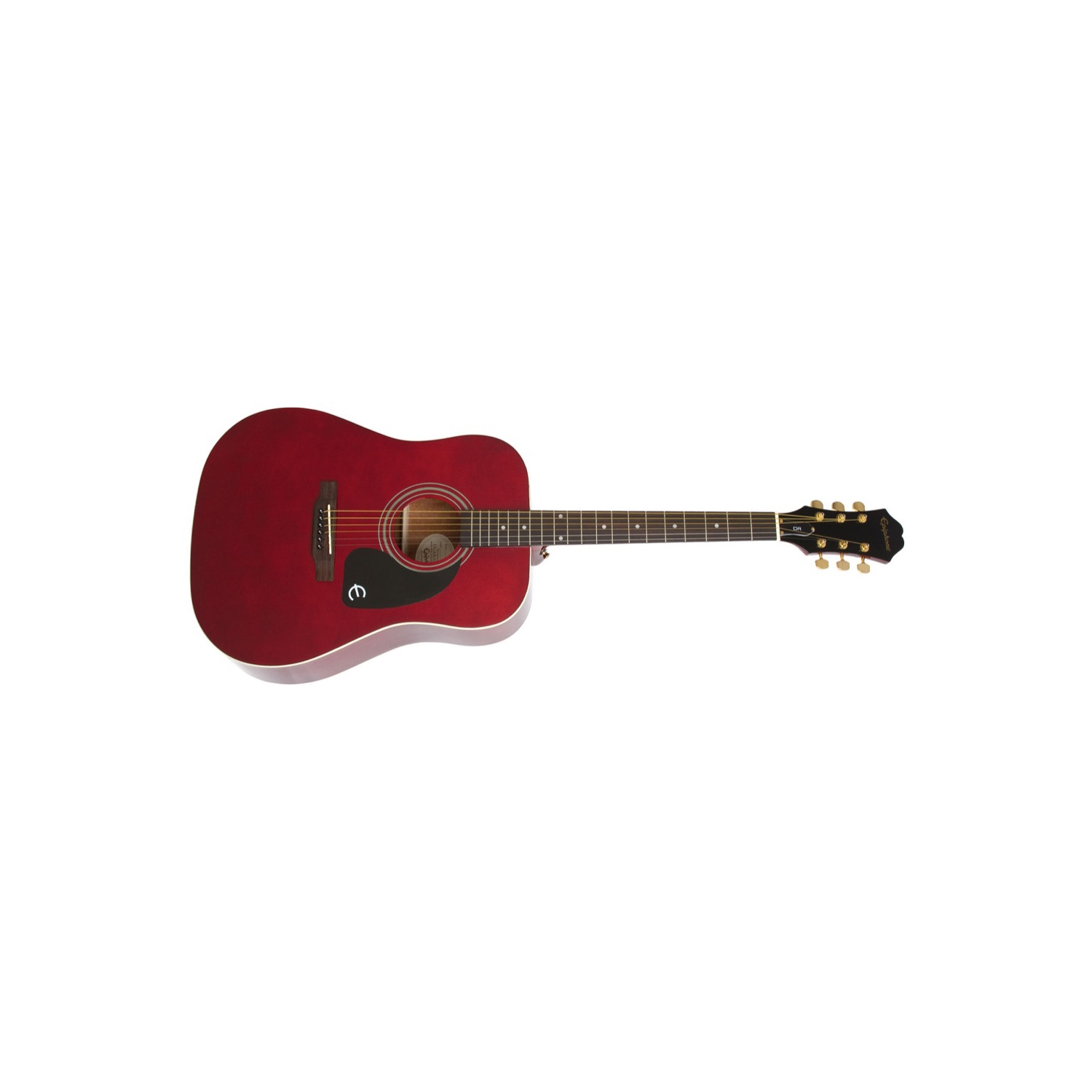 Guitare acoustique Songmaker DR-100 d'Epiphone - Rouge vin avec quincaillerie dorée