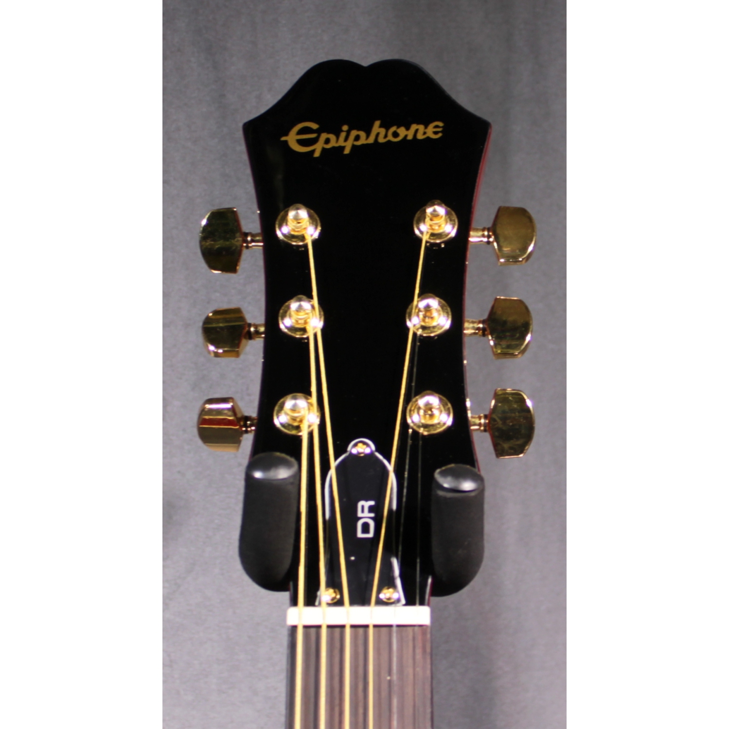 Guitare acoustique Songmaker DR-100 d'Epiphone - Rouge vin avec quincaillerie dorée