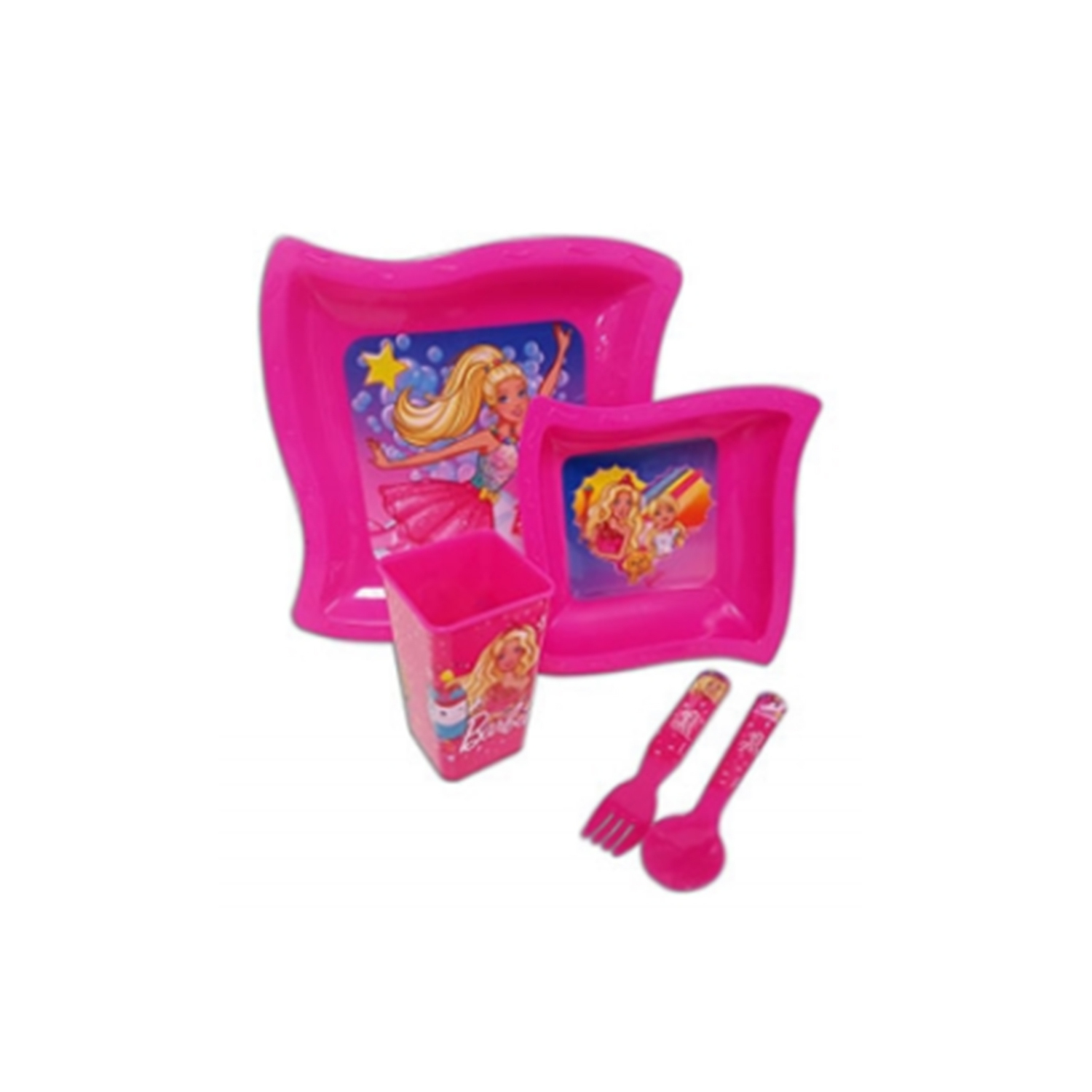 barbie dinnerware set