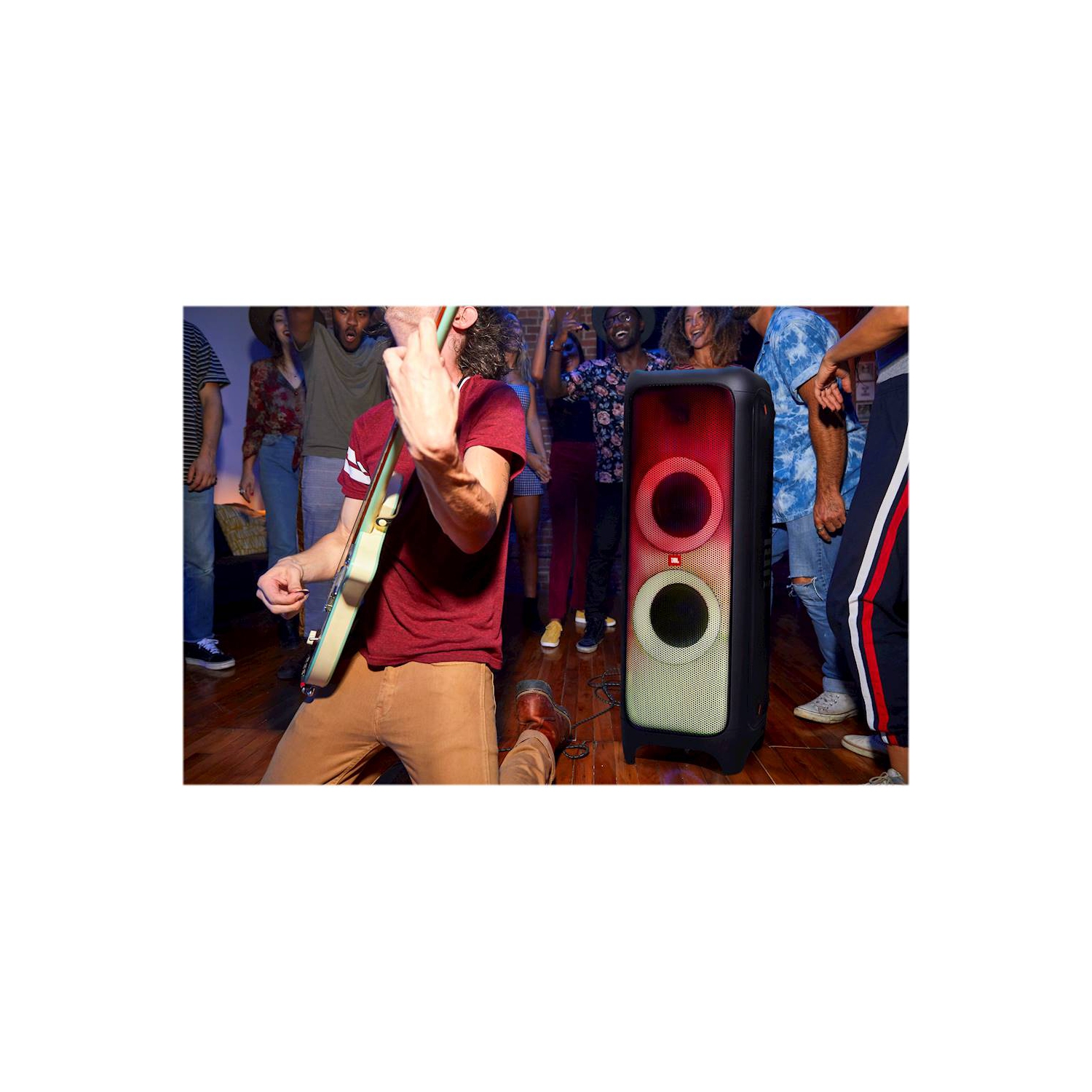 Haut-parleur portatif Bluetooth PartyBox 1000 de JBL - Noir - Boîte ouverte