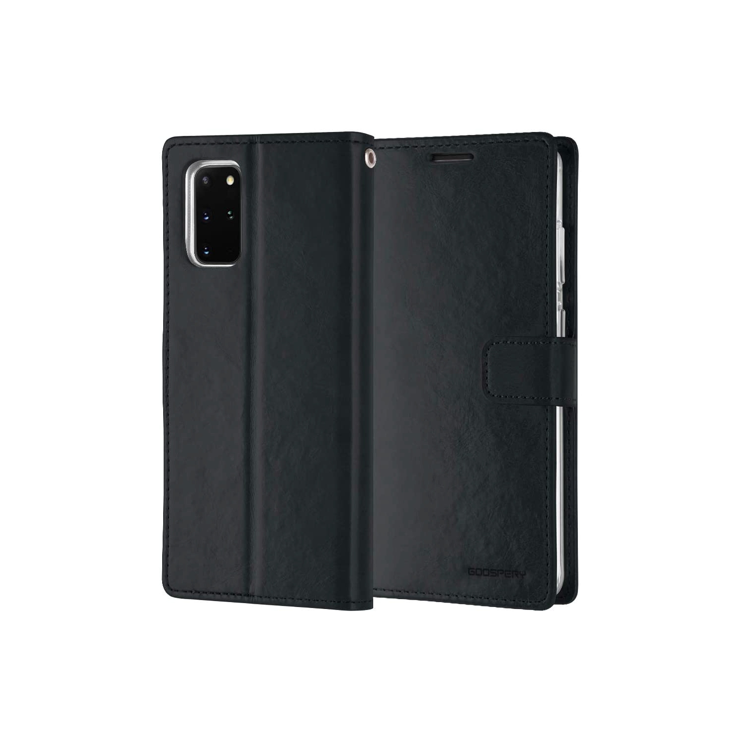 TopSave Goospery Bluemoon Diary Case For Samsung S20 Plus, Navy Blue